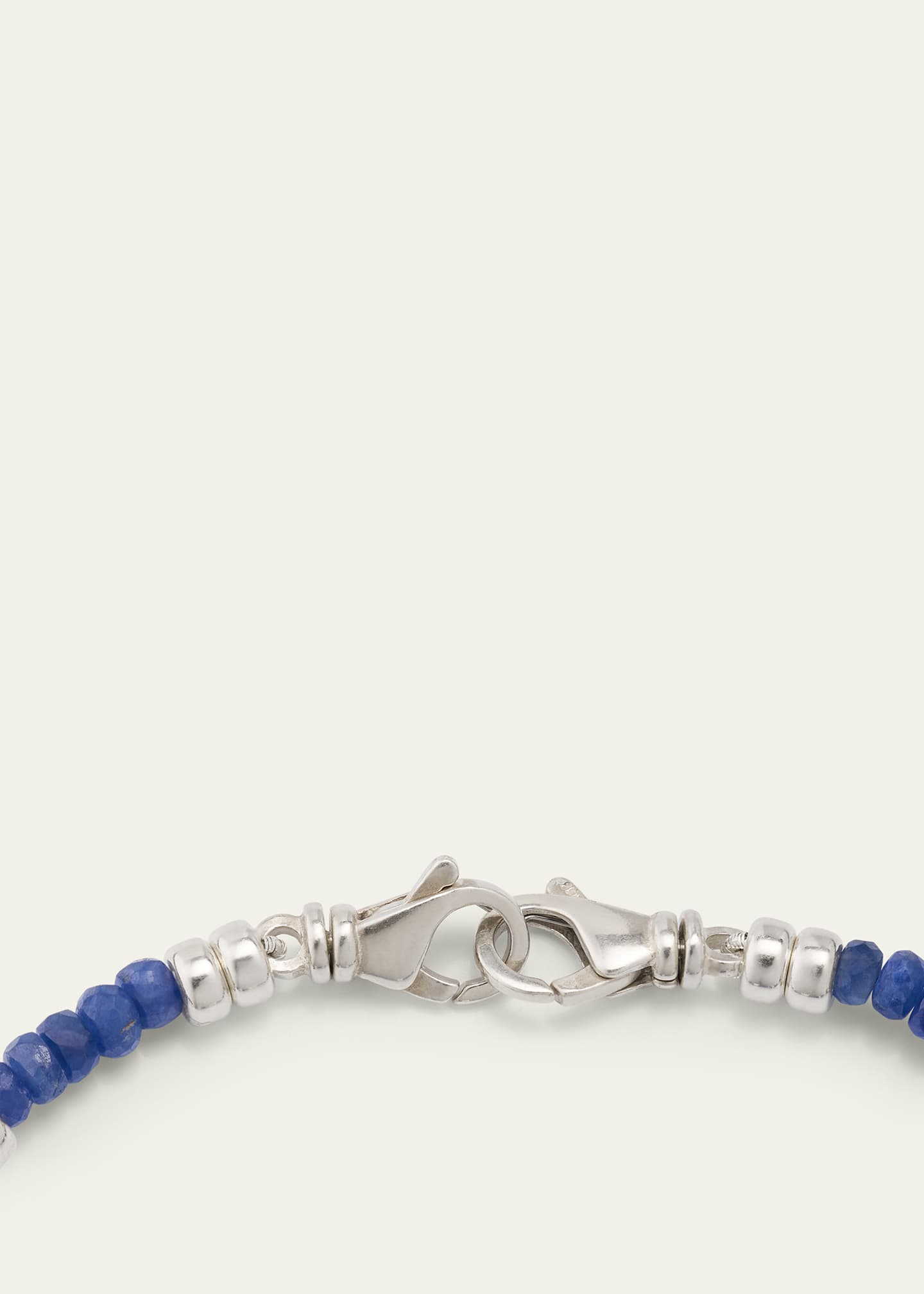 White Bead With Blue Cross Bracelet – Mr Surf's Surf Shop