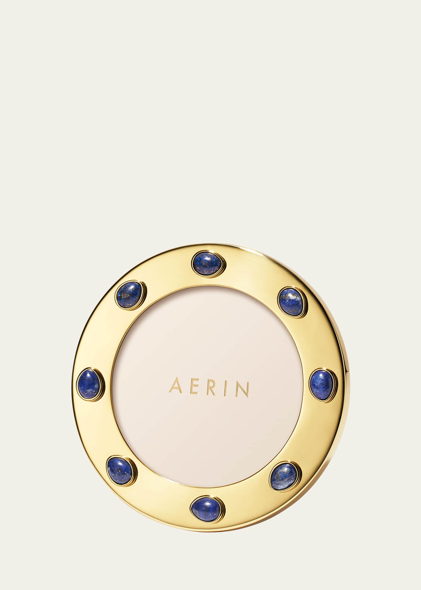 AERIN Augusta Gemstone Round Picture Frame, 5" Image 1 of 4