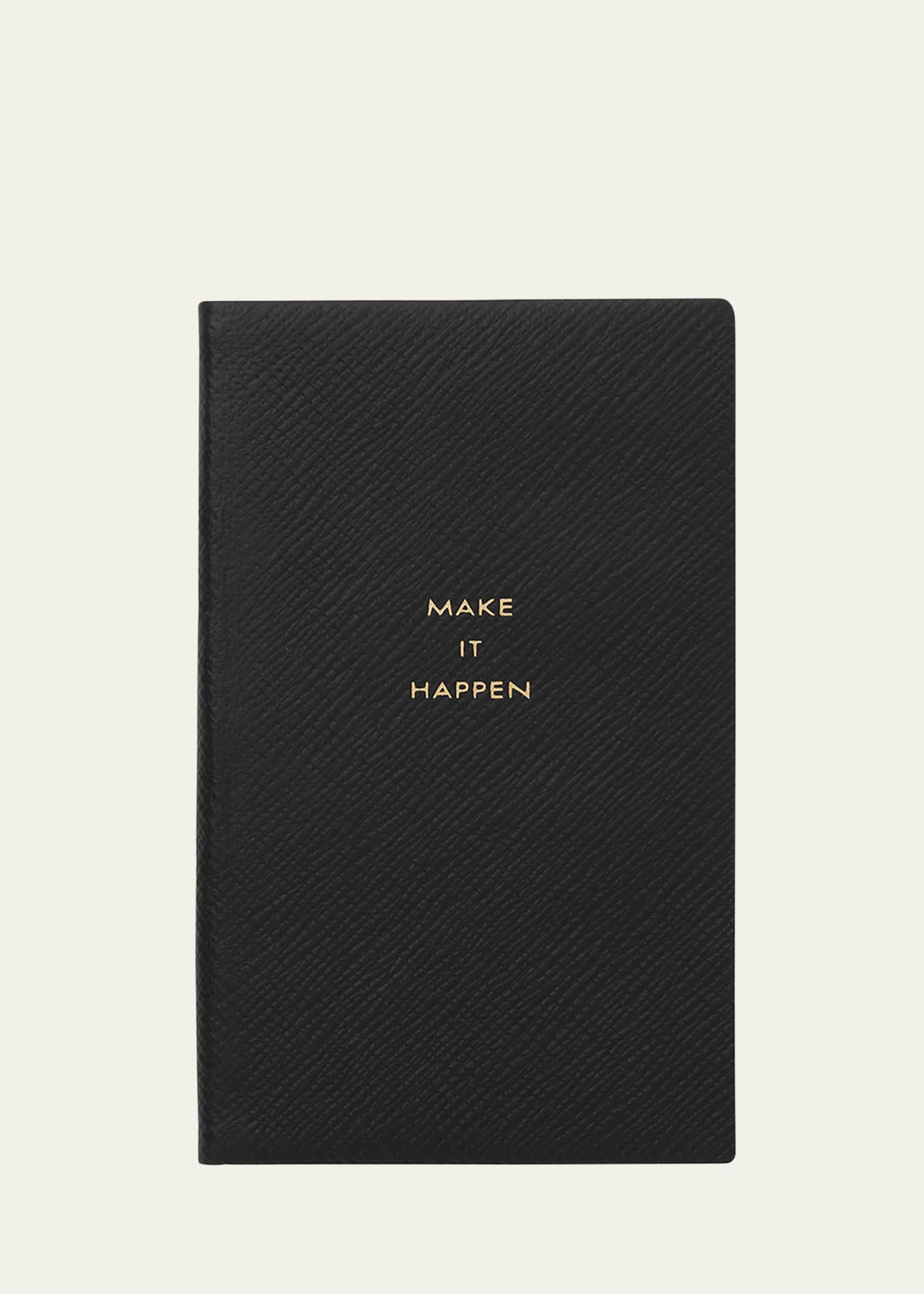 Smythson Make it Happen Panama Pocket Notebook - Bergdorf Goodman