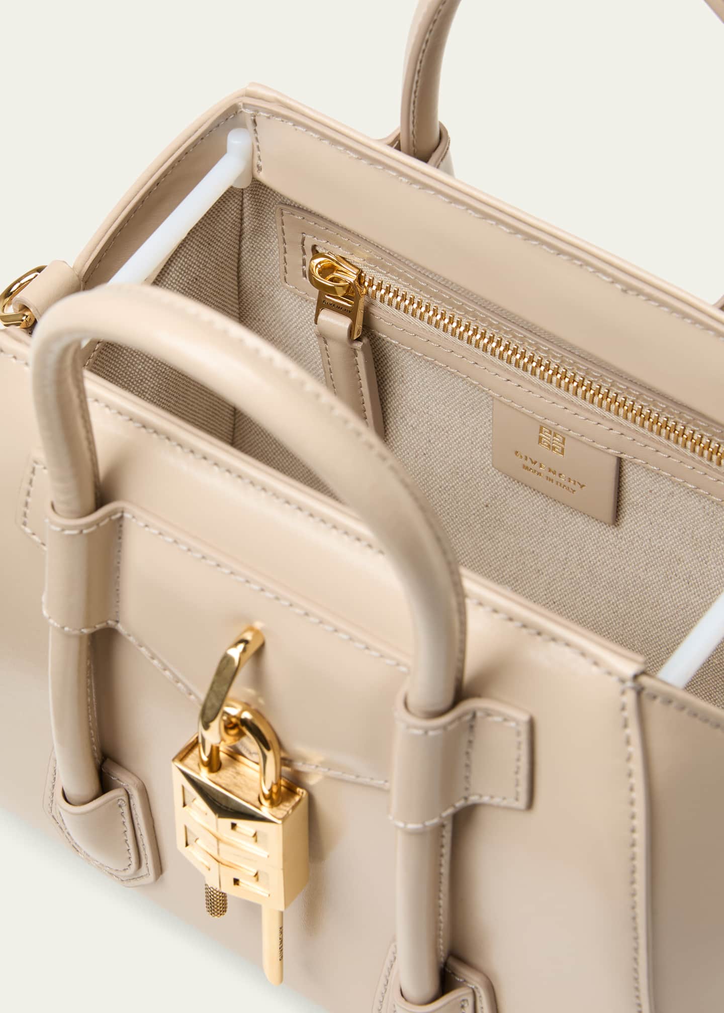 Givenchy Antigona Lock Mini Top Handle Bag in Box Leather - Bergdorf ...