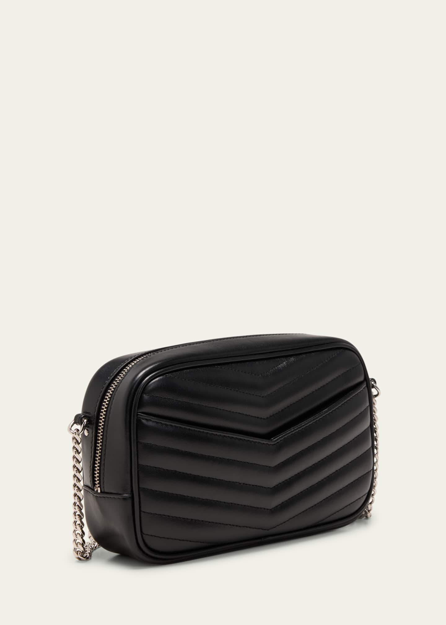 Mini lou quilted leather crossbody bag saint laurent outlet
