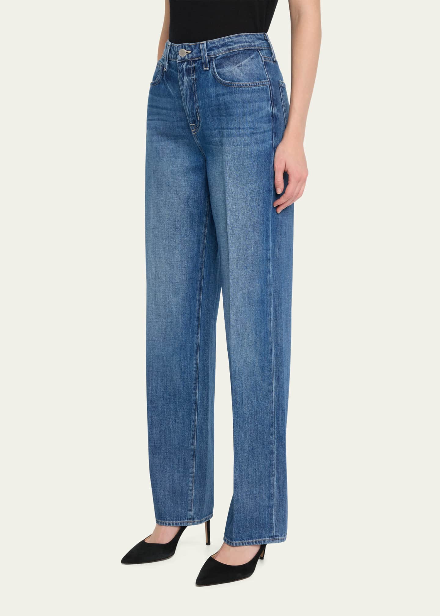 L'Agence Jones Ultra High Rise Stovepipe Jeans Bergdorf Goodman