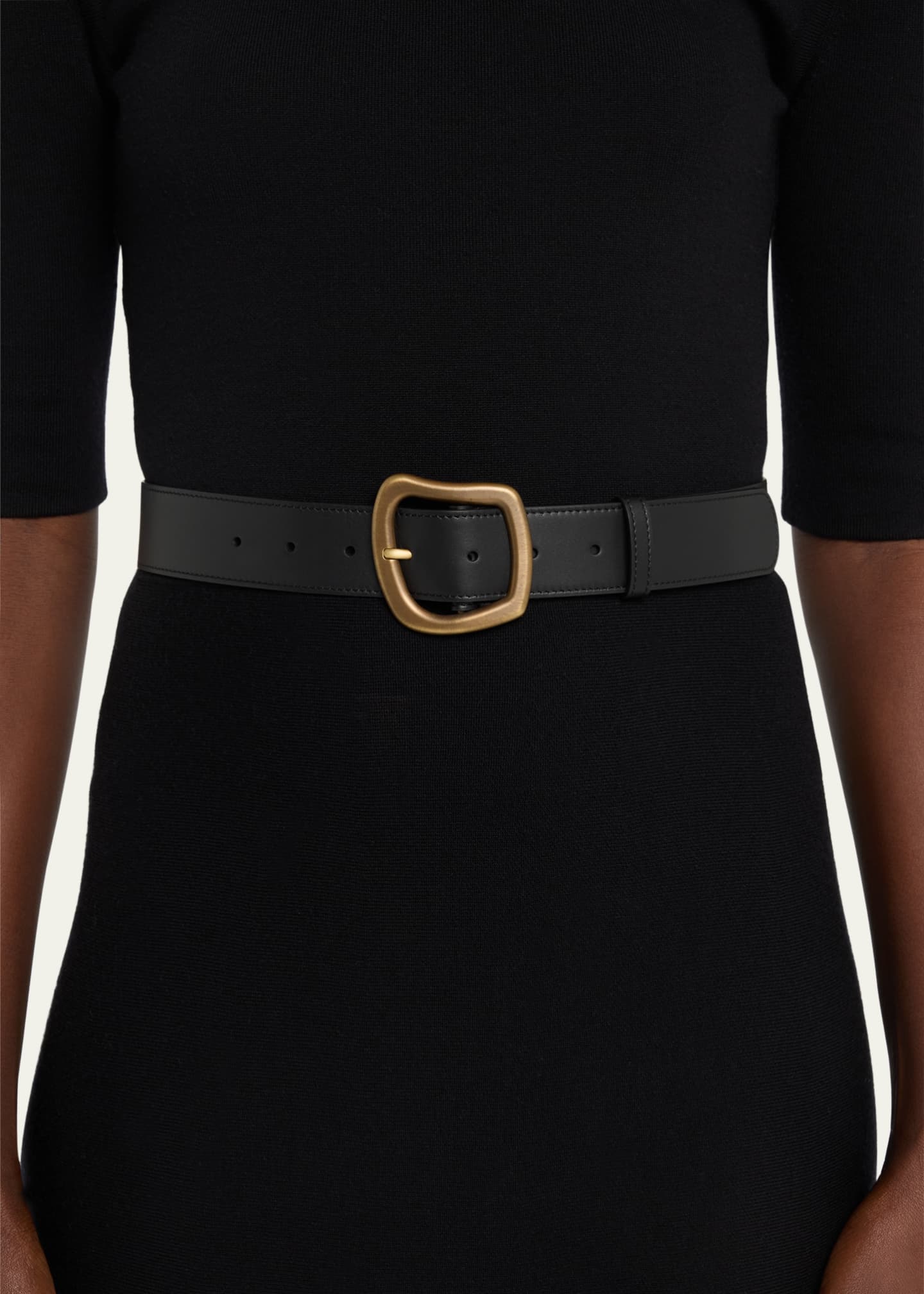 Gabriela Hearst Simone Medium Leather Belt - Bergdorf Goodman
