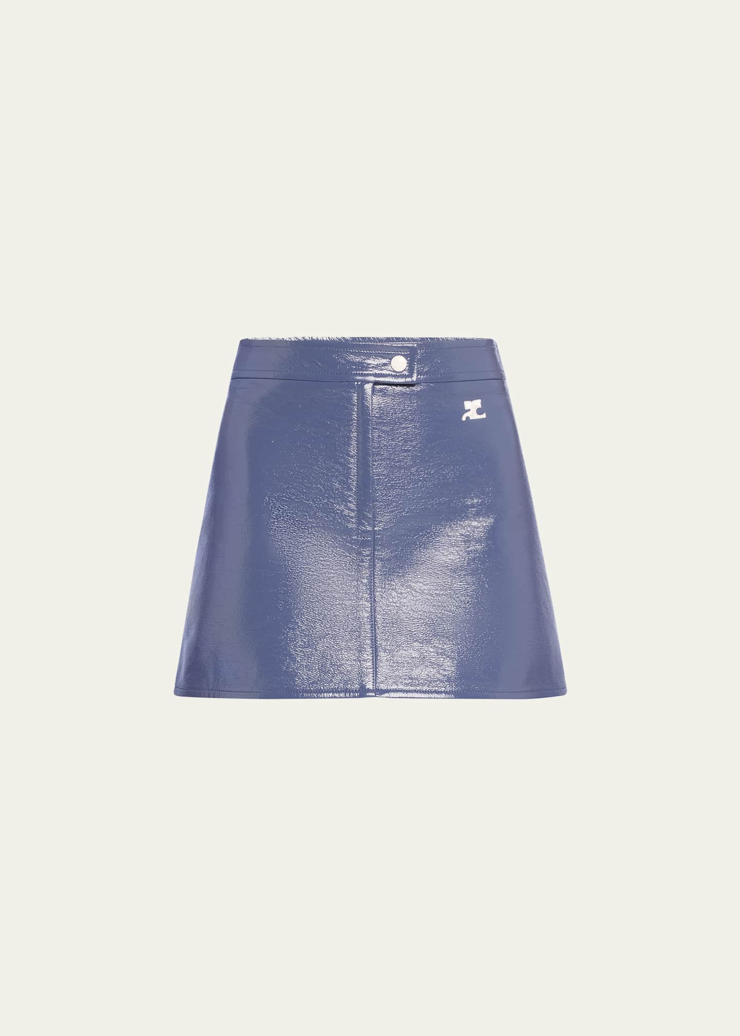 Courreges Vinyle Reedition Mini Skirt - Bergdorf Goodman