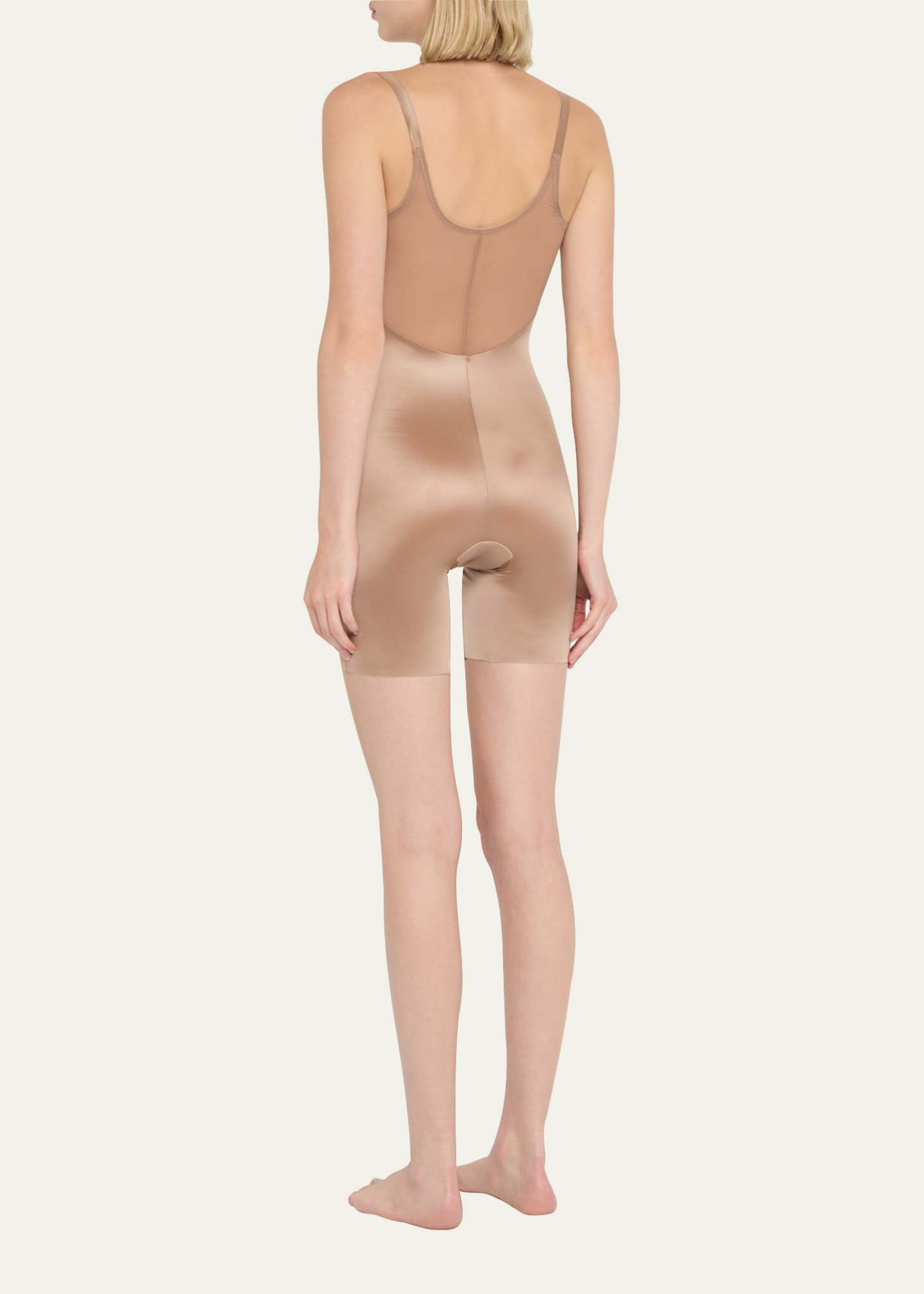 Spanx Open-Bust Mid-Thigh Shaping Bodysuit Image 3 of 4