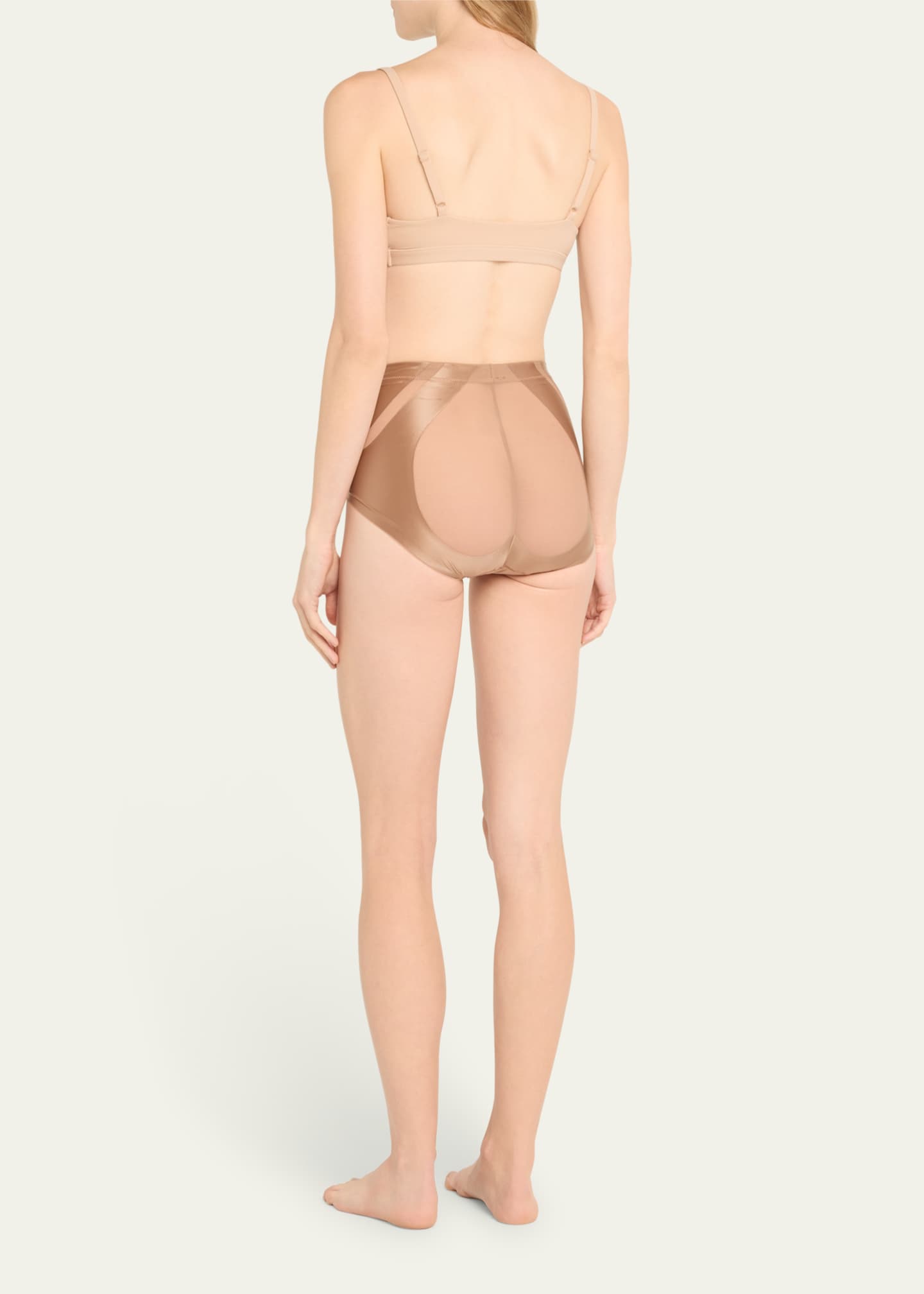 Spanx Shaping Satin Brief In Beige