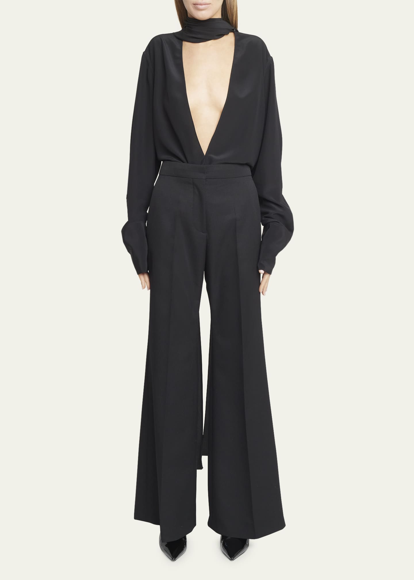 Givenchy Flare Suiting Trousers - Bergdorf Goodman