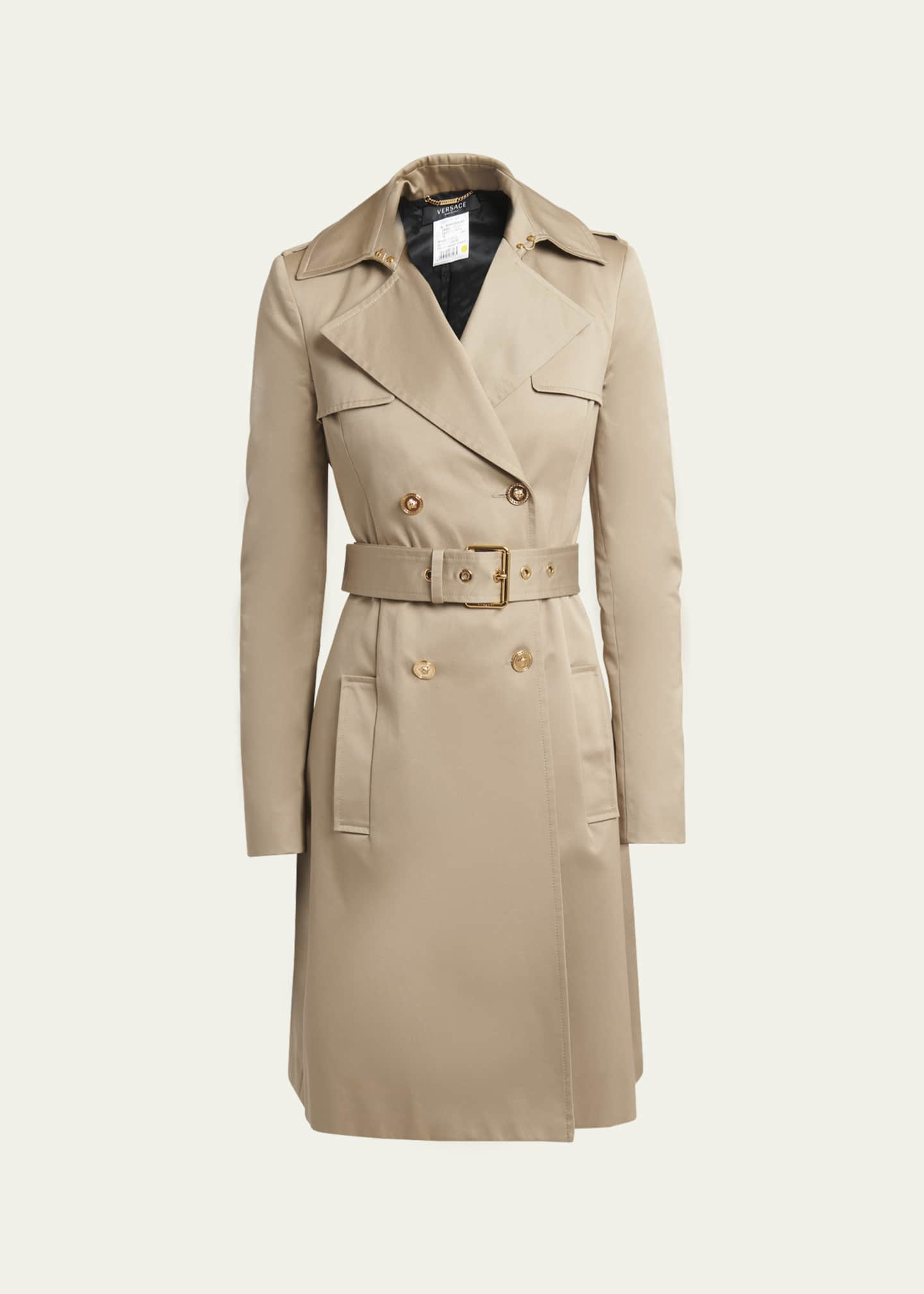 Cotton Gabardine Trench Coat