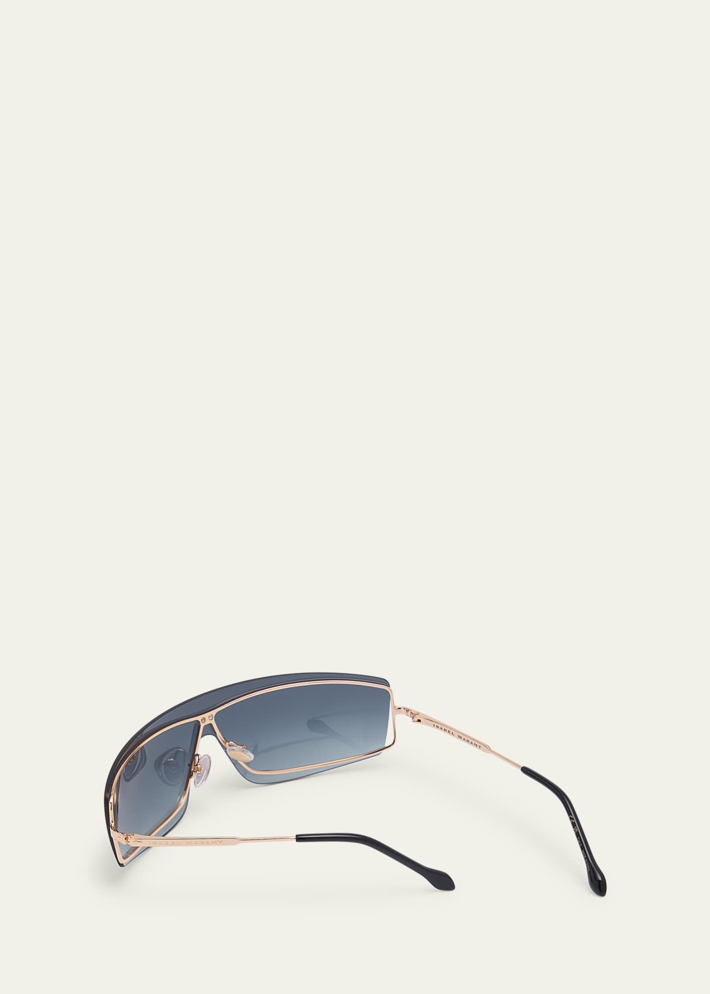 Isabel Marant Metal & Acetate Shield Sunglasses Image 2 of 5