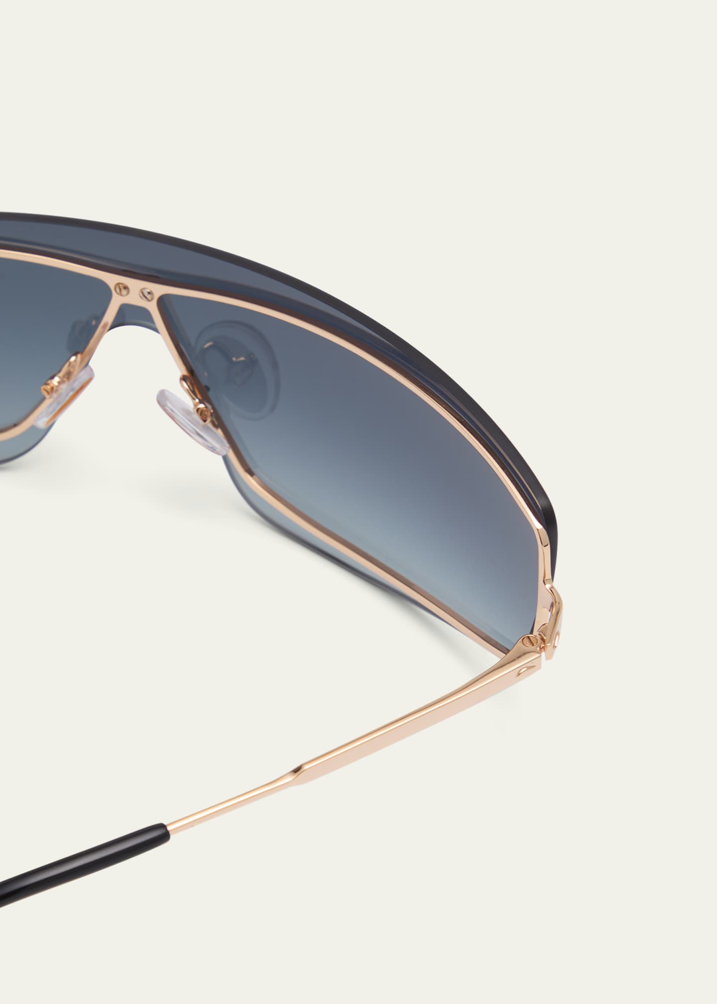 Isabel Marant Metal & Acetate Shield Sunglasses Image 4 of 5
