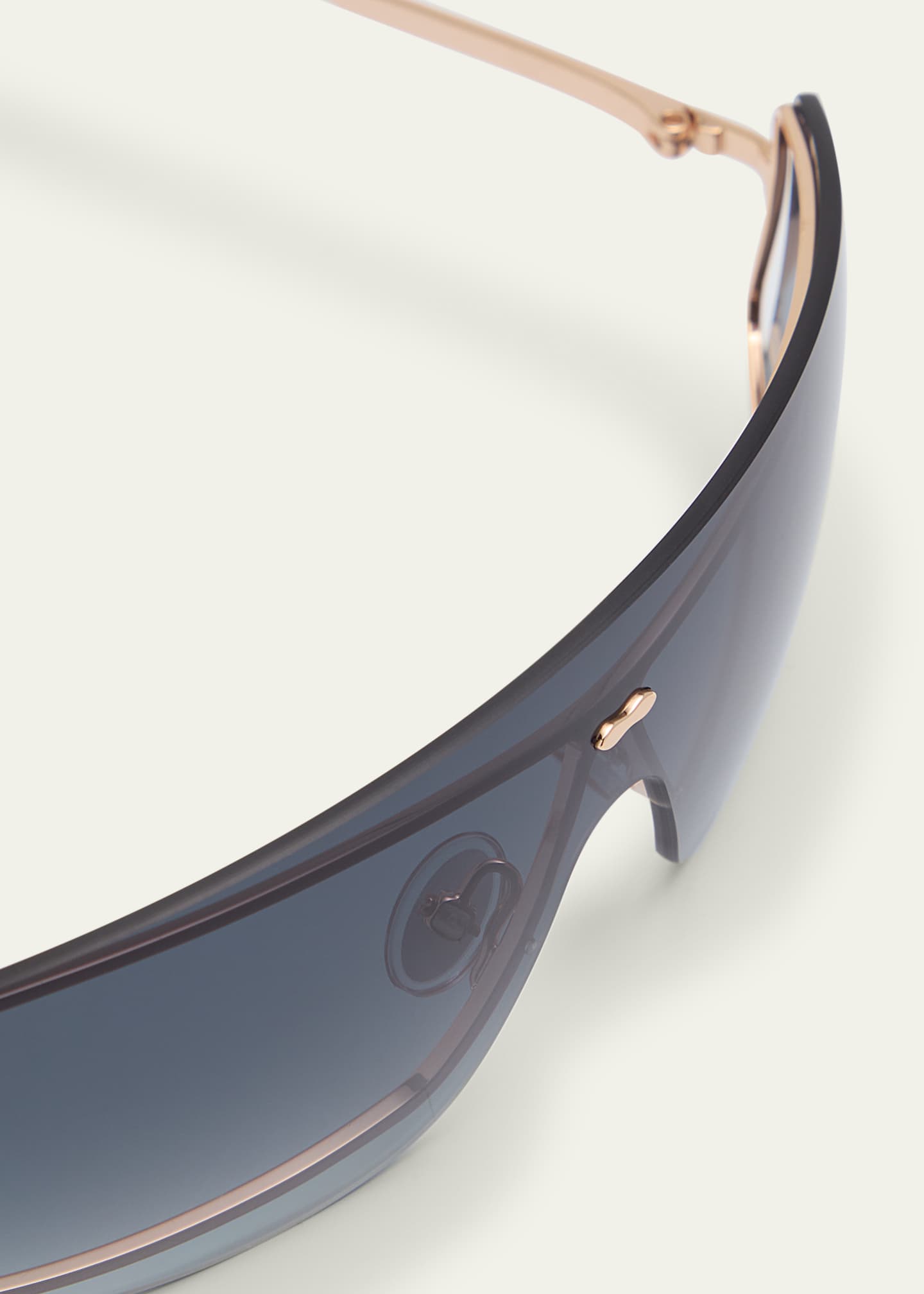 Isabel Marant Metal & Acetate Shield Sunglasses Image 5 of 5