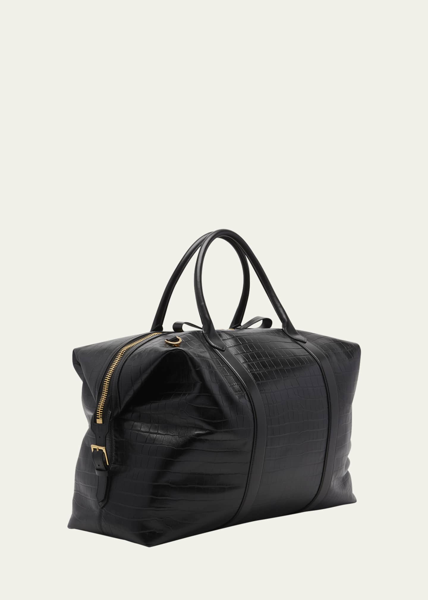Soft leather duffle bag discount