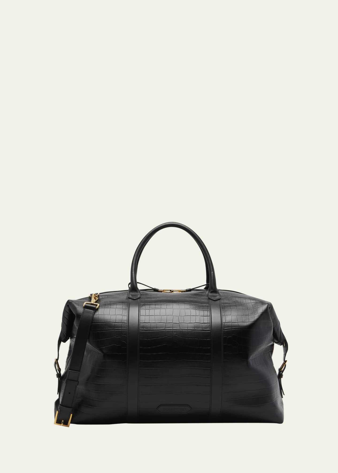 TOM FORD Men s Croc Effect Soft Leather Duffel Bag Bergdorf Goodman
