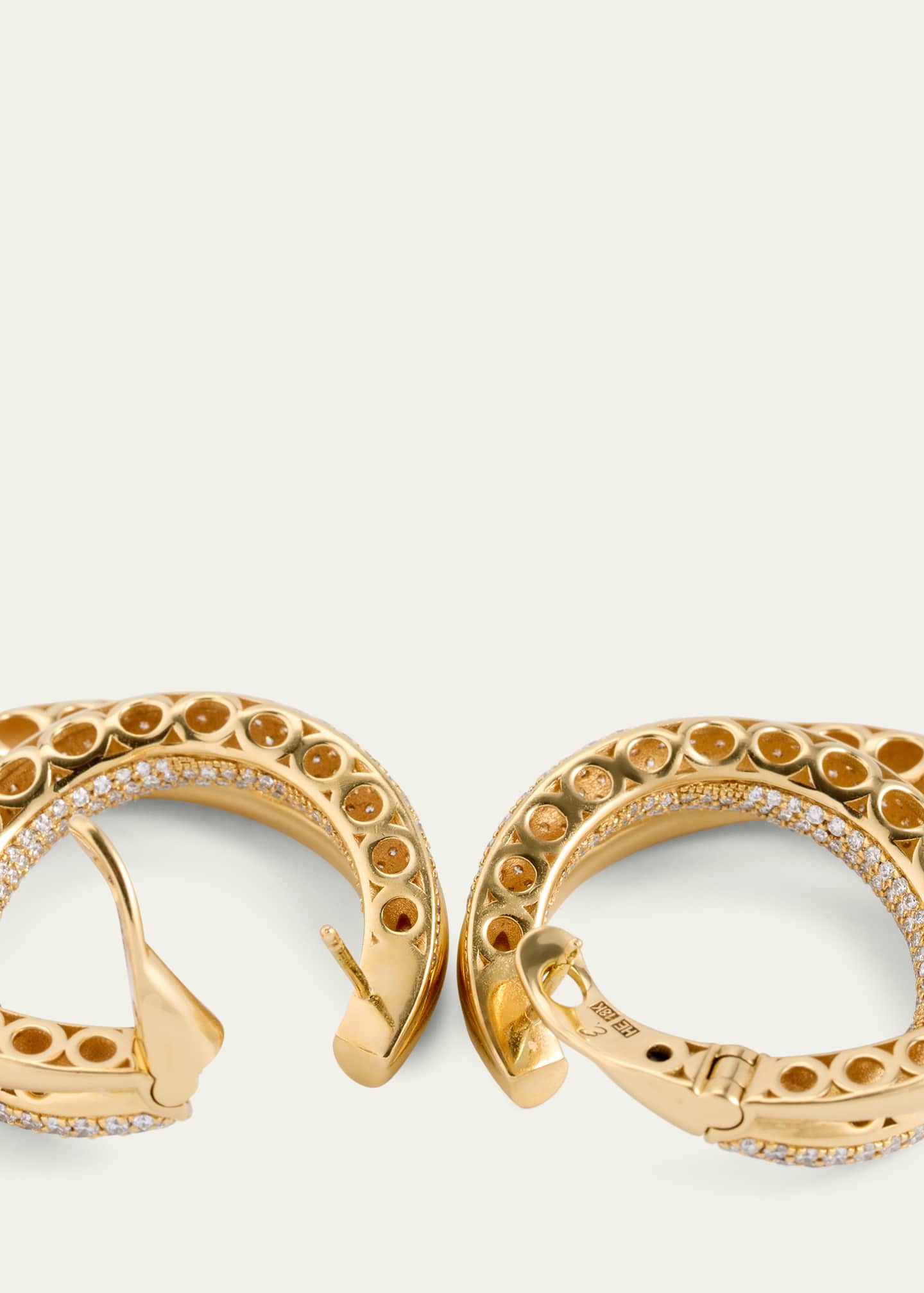 Big yellow earrings sale