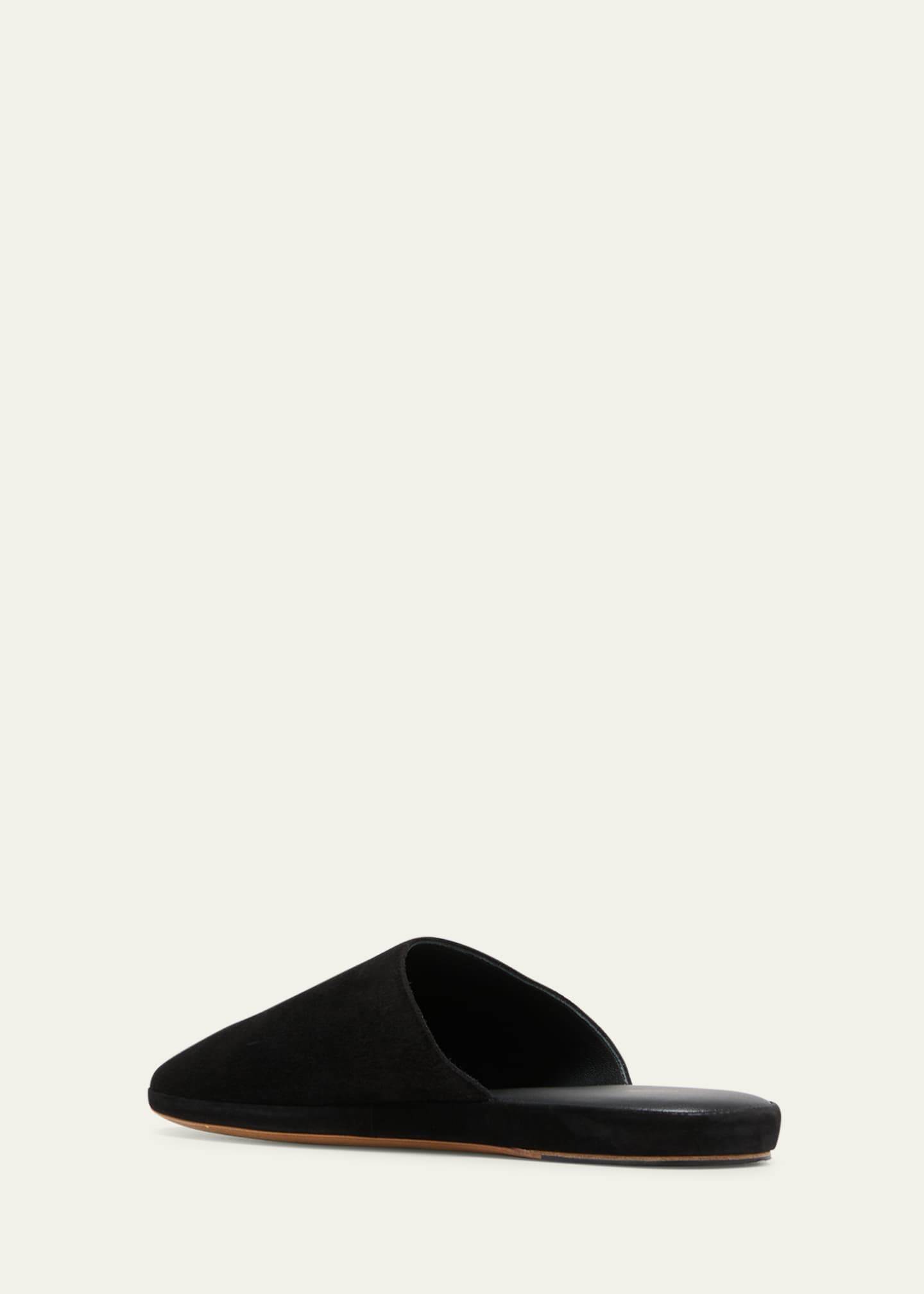 THE ROW Franco Suede Slipper Mules Bergdorf Goodman
