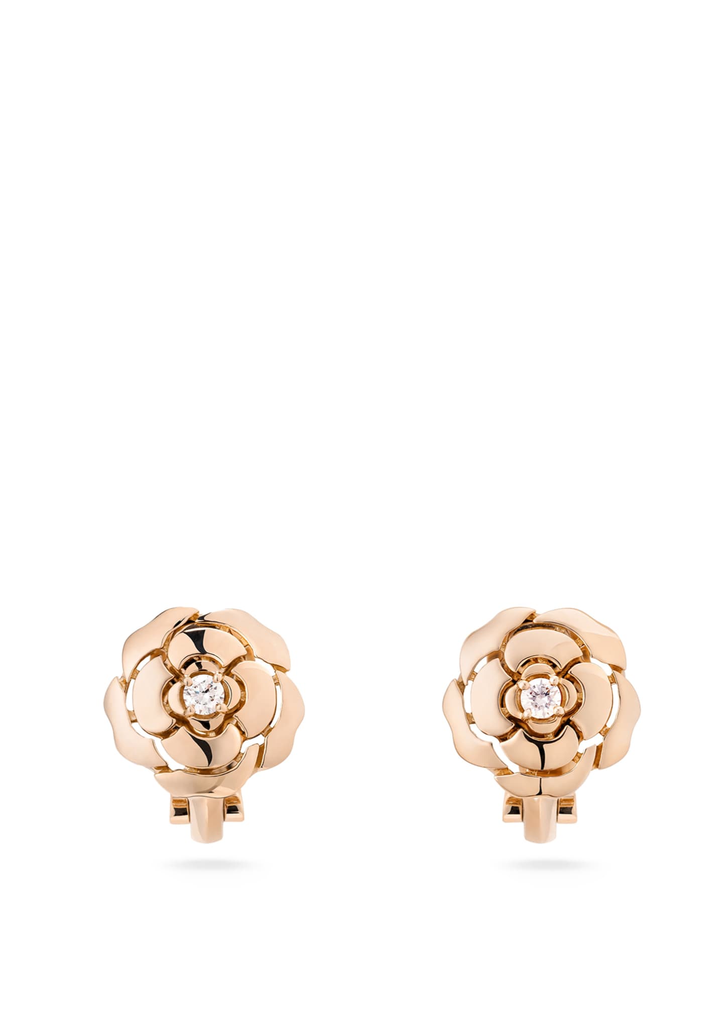 CHANEL Extrait de Camélia Earrings