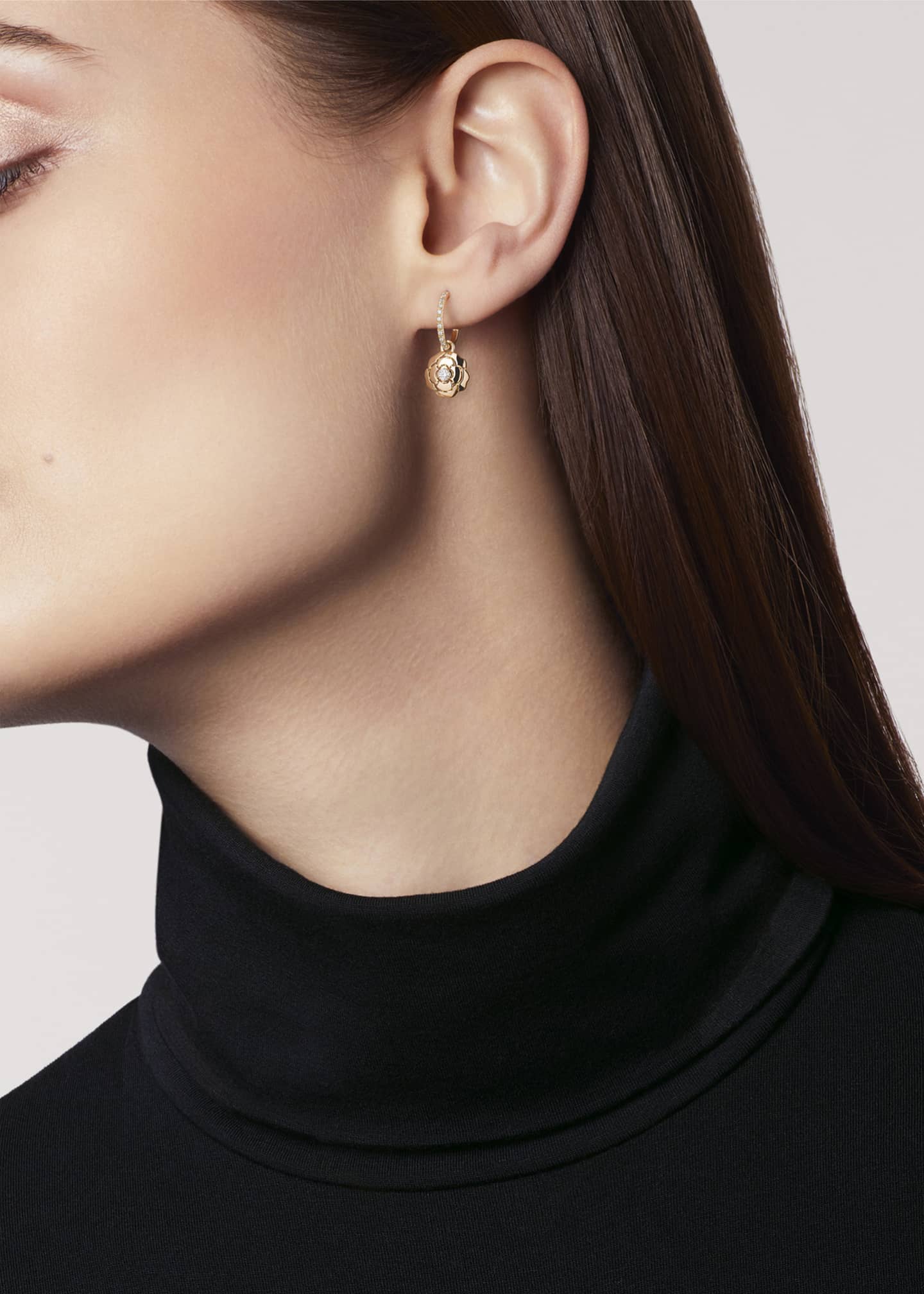 CHANEL EXTRAIT DE CAMÉLIA EARRINGS Image 2 of 4