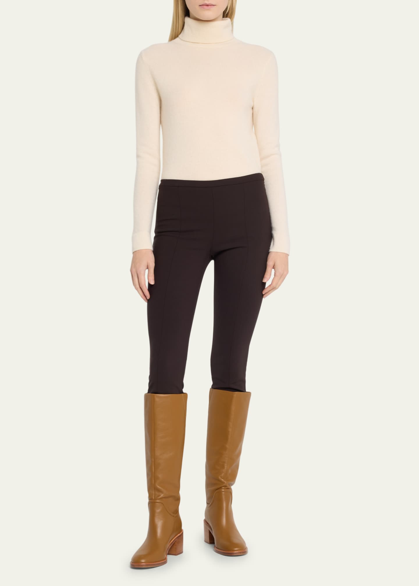 Vince Fabian Block Heeled Leather Boots Bergdorf Goodman