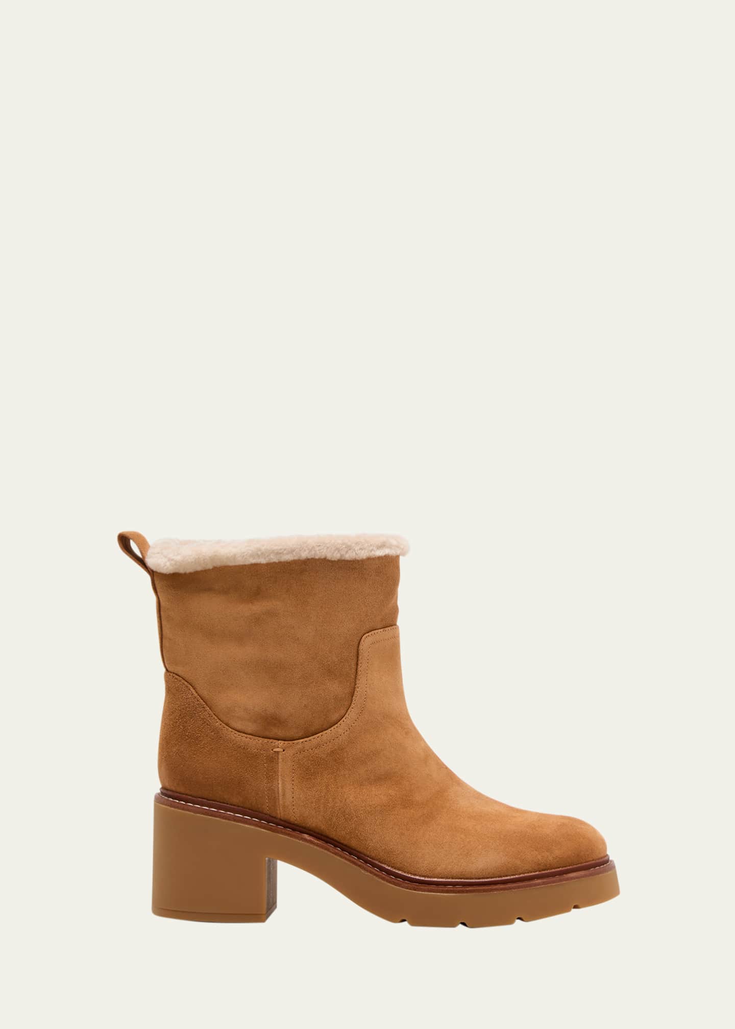 Vince online shearling boots