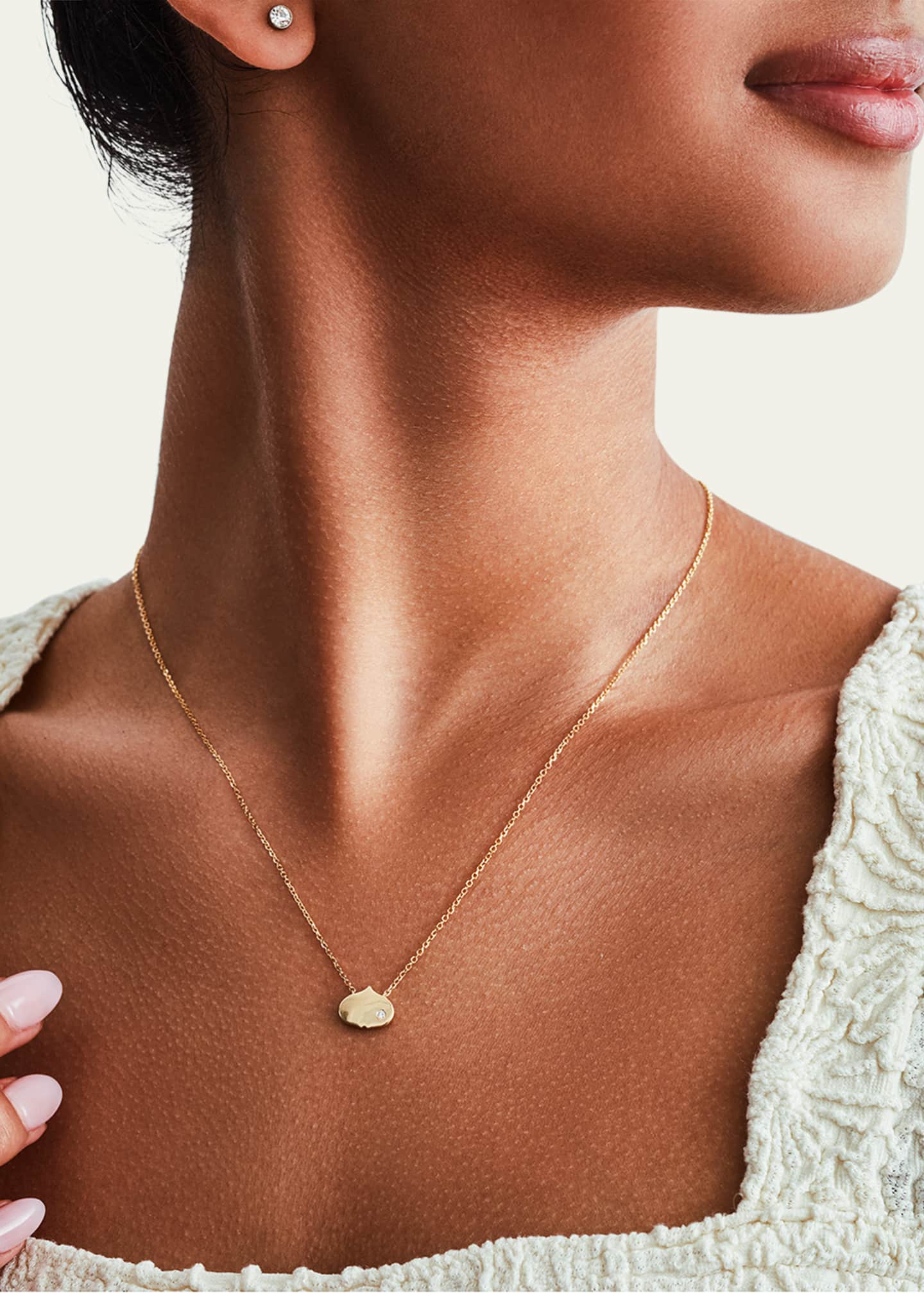 KAMAL Eye Adore Midi Pendant Necklace, 11mm Image 2 of 3