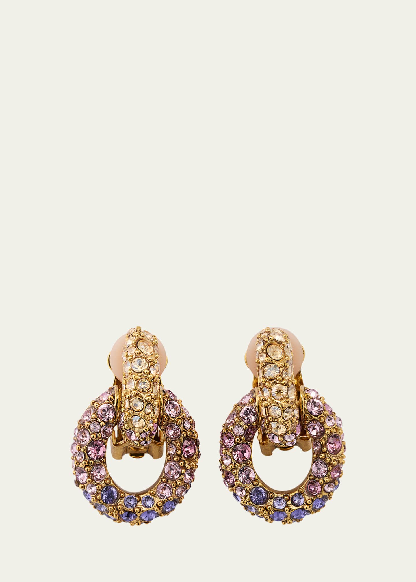 Oscar de la Renta O hoop earrings - Gold