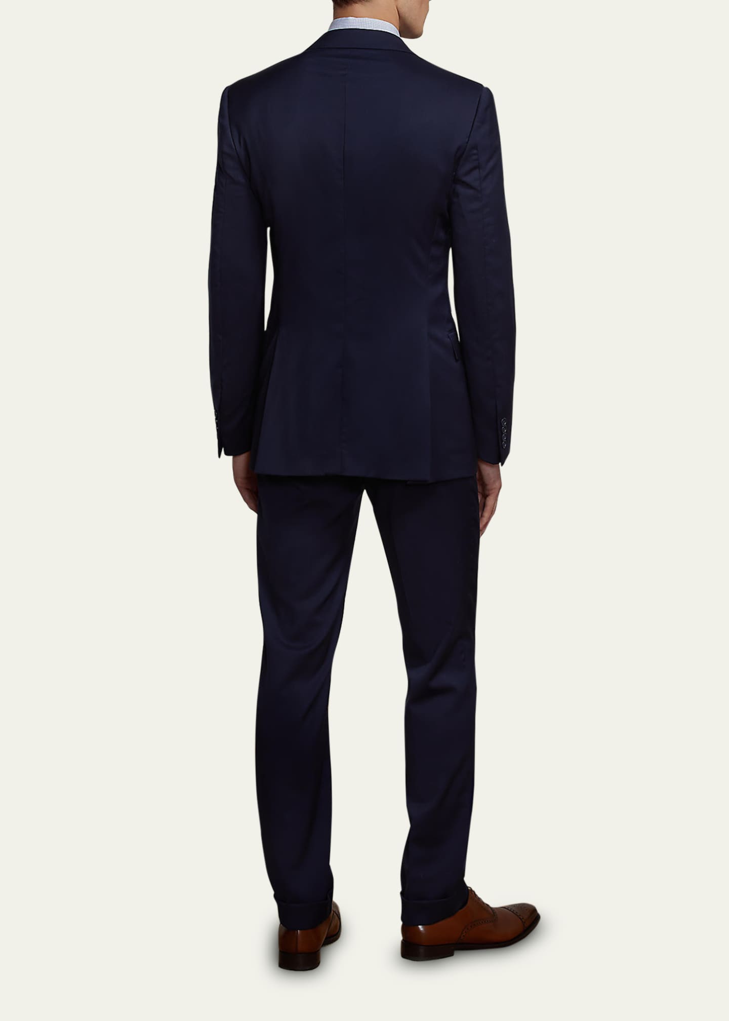Ralph Lauren Purple Label Men's Gregory Hand-Tailored Wool Serge Suit Image 3 of 6