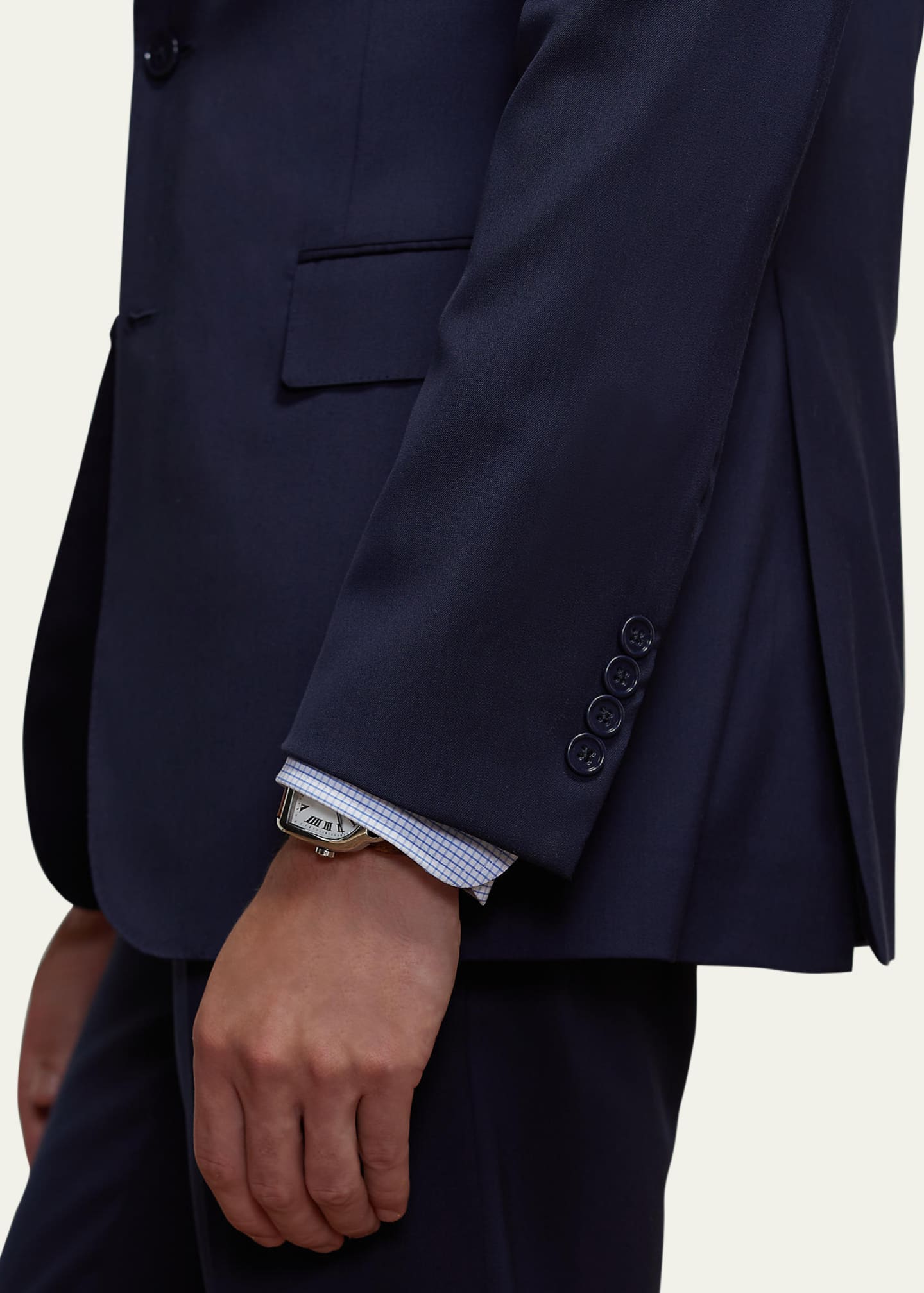 Ralph Lauren Purple Label Men's Gregory Hand-Tailored Wool Serge Suit Image 5 of 6