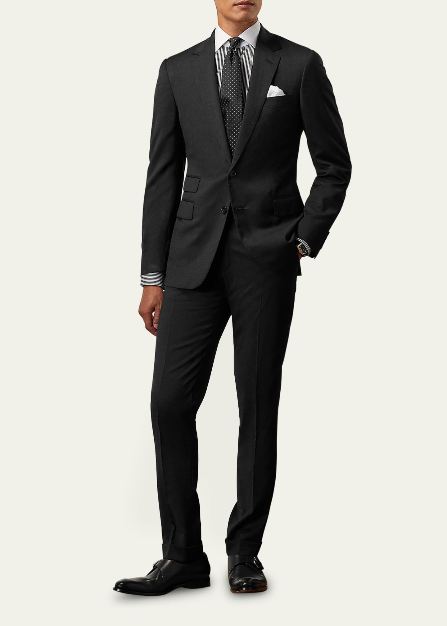 Ralph Lauren Purple Label Men's Gregory Hand-Tailored Wool