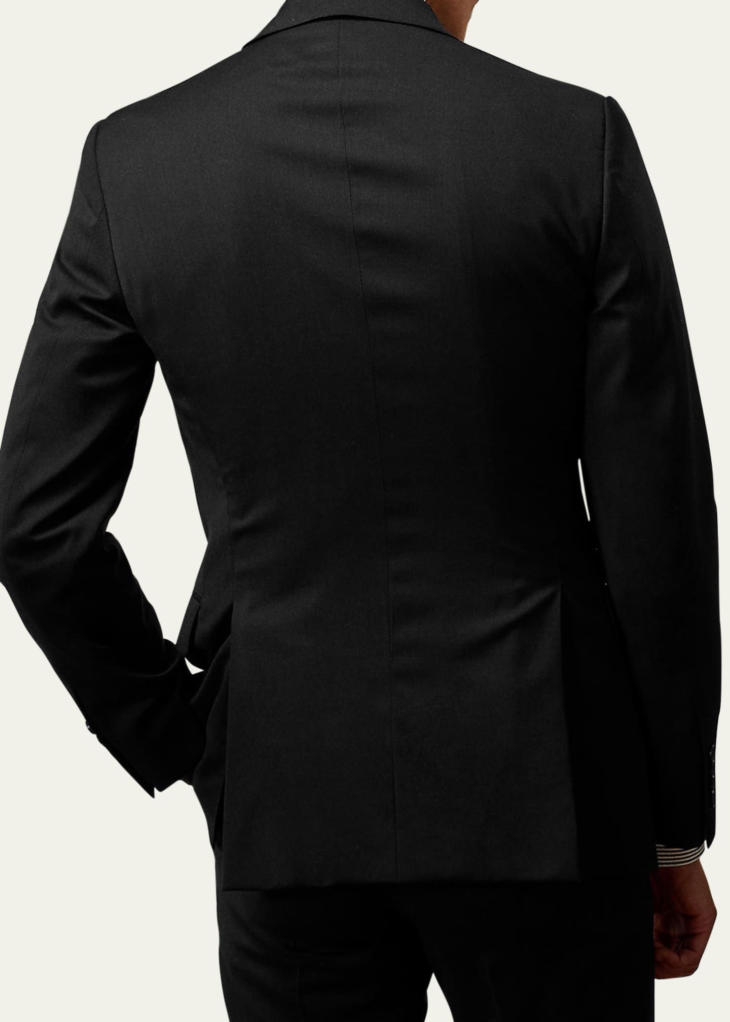 Ralph Lauren Purple Label Men's Gregory Hand-Tailored Wool Serge Suit Image 3 of 5