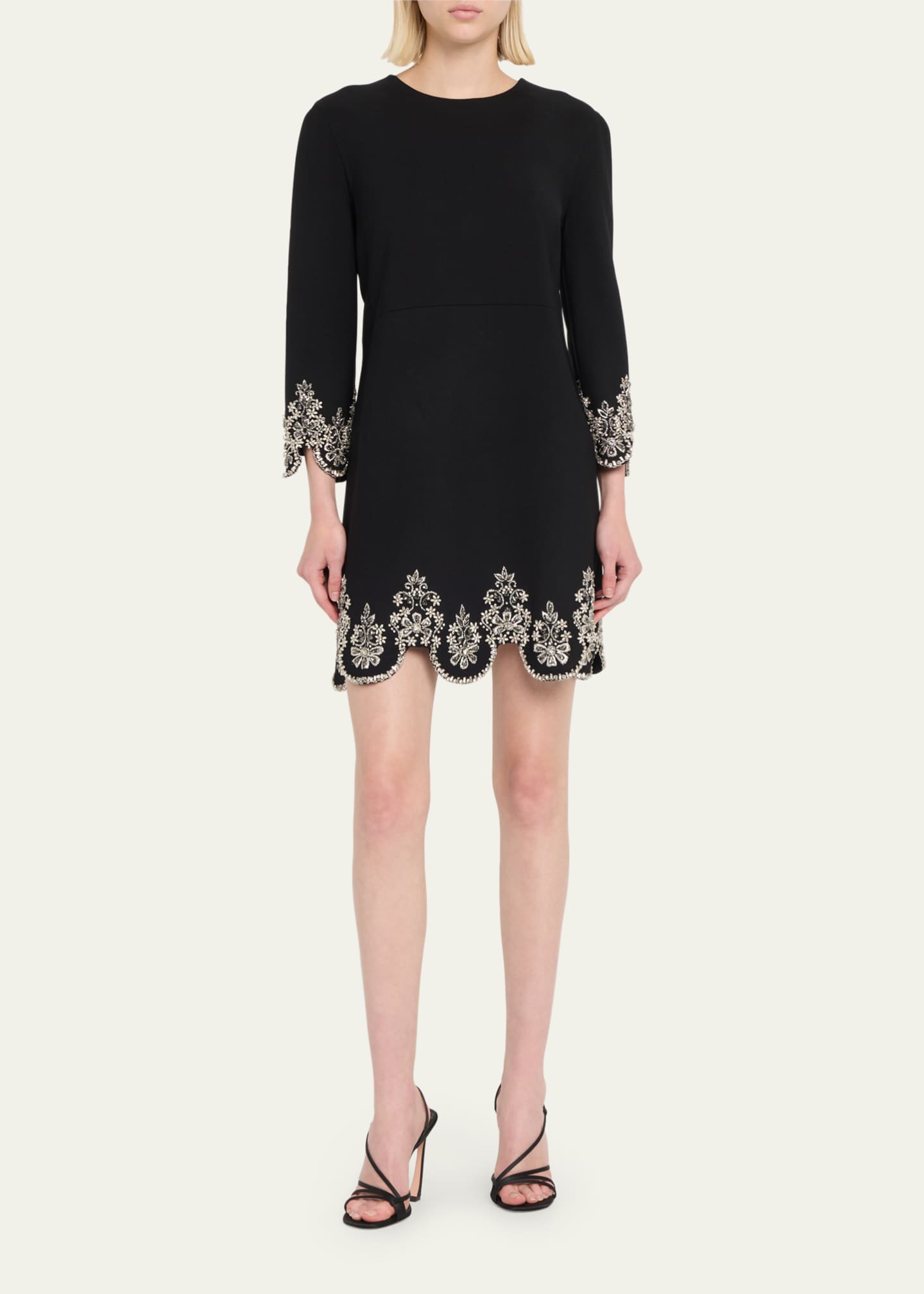 Shift cocktail dress hotsell embellished
