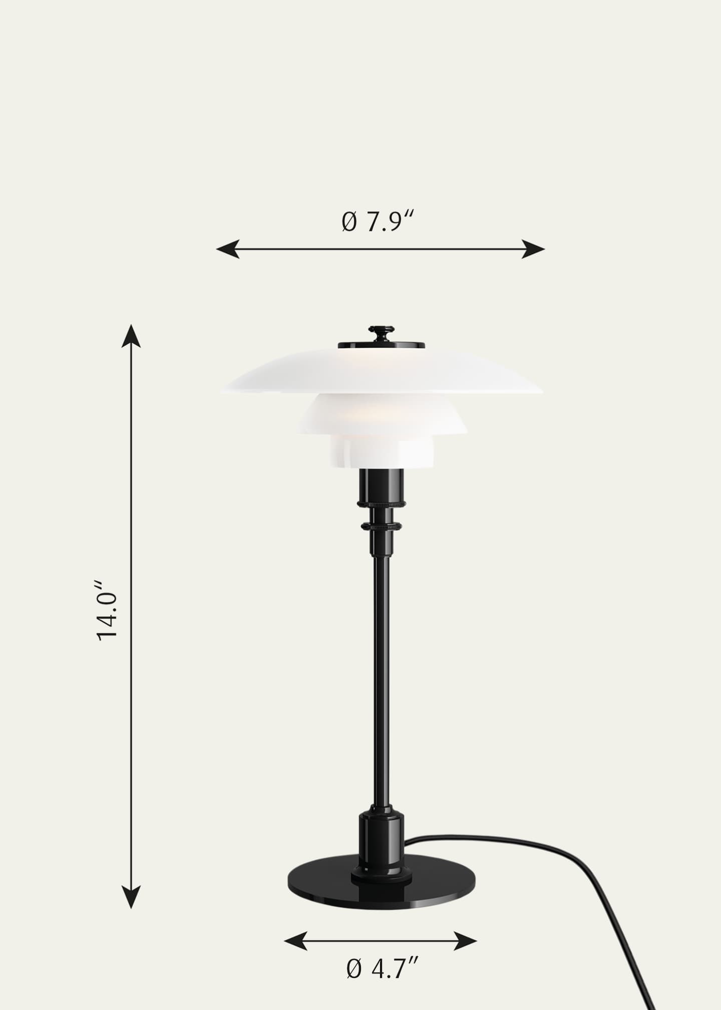 Louis Poulsen PH 2/1 Table Lamp, 14" Image 2 of 5