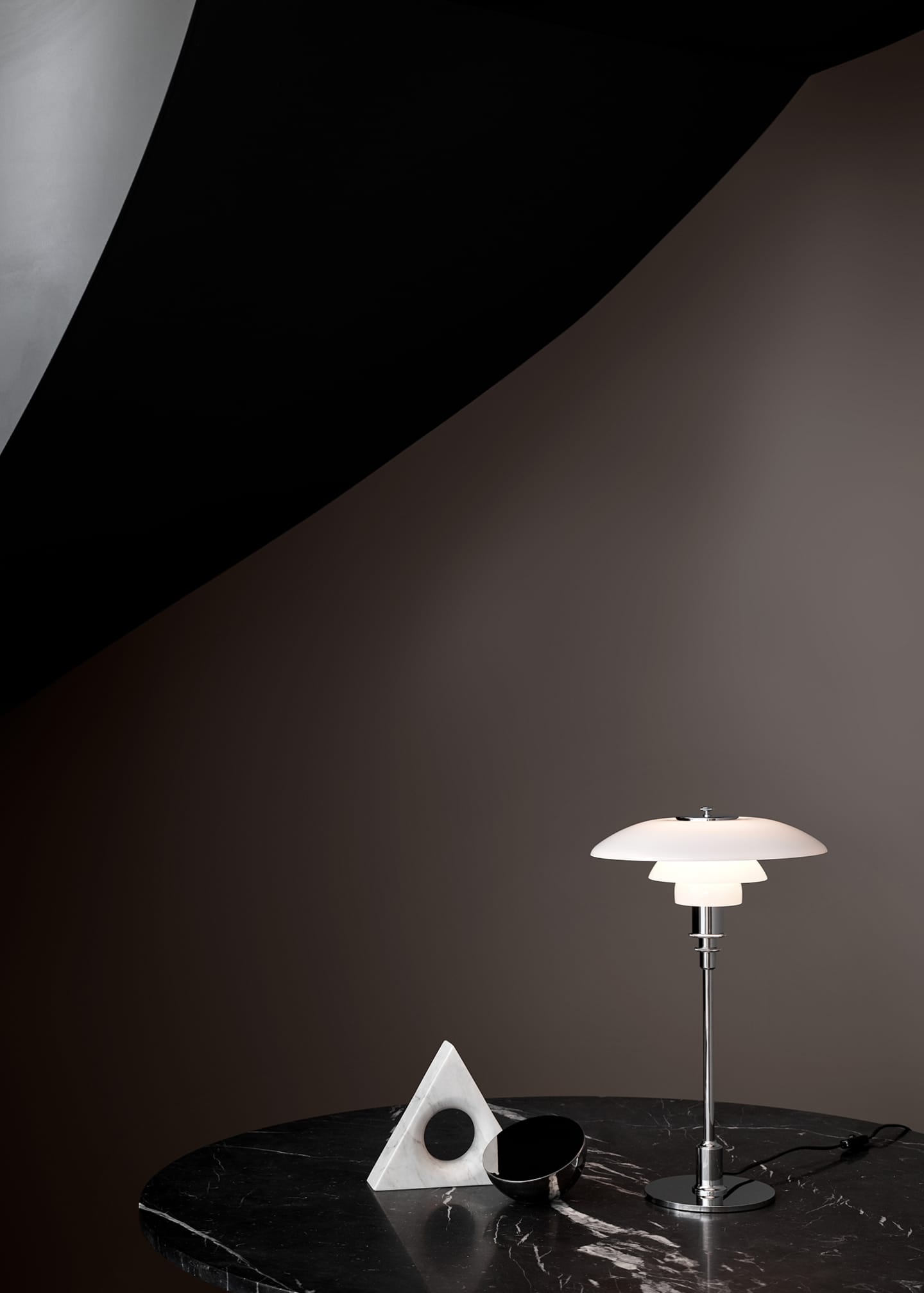 Louis Poulsen PH 2/1 Chrome-Plated Table Lamp Image 4 of 5