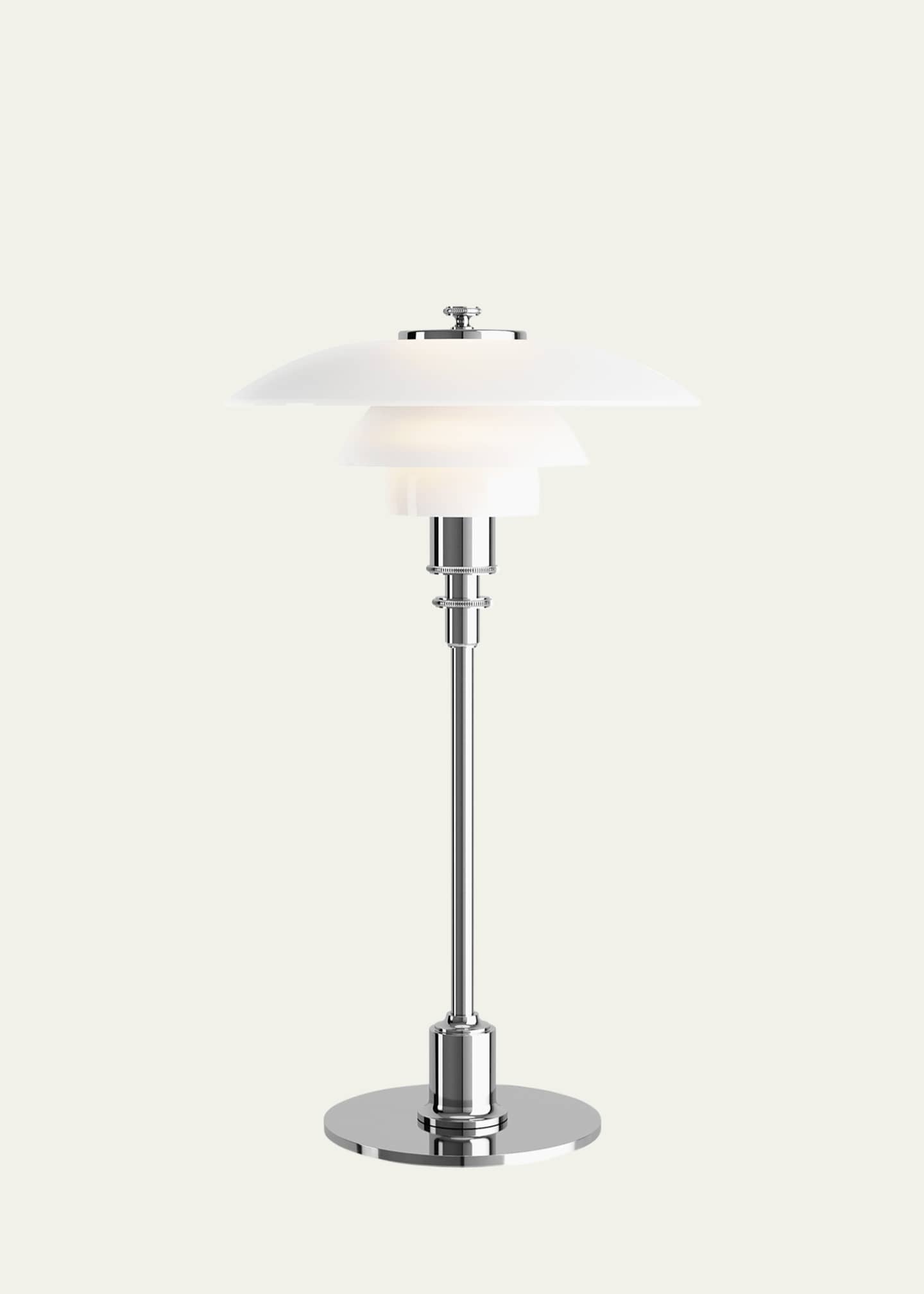 Louis Poulsen PH 2/1 Chrome-Plated Table Lamp Image 1 of 5