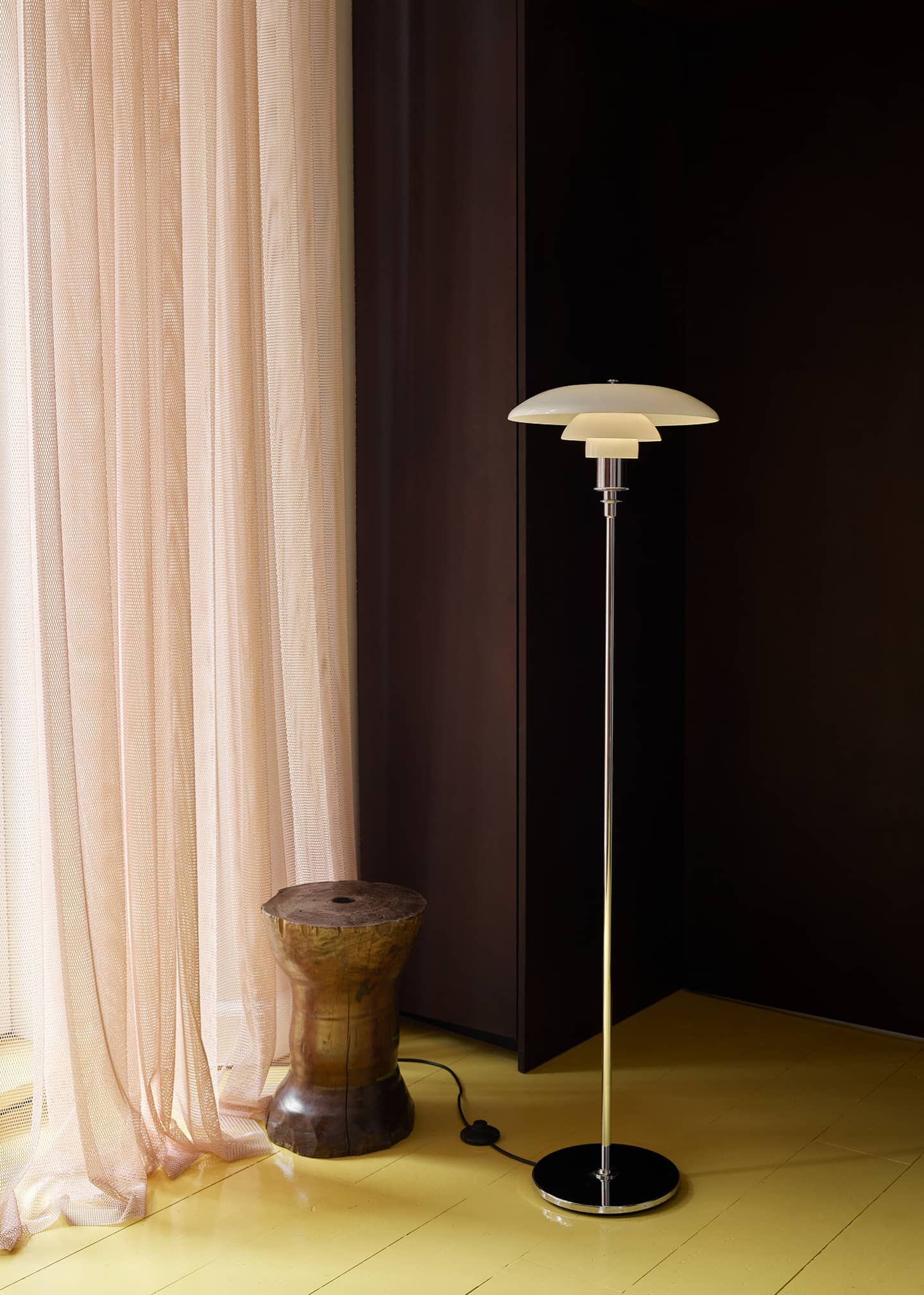 Louis Poulsen PH 3-2 High Lustre Chrome-Plated Floor Lamp Image 4 of 5