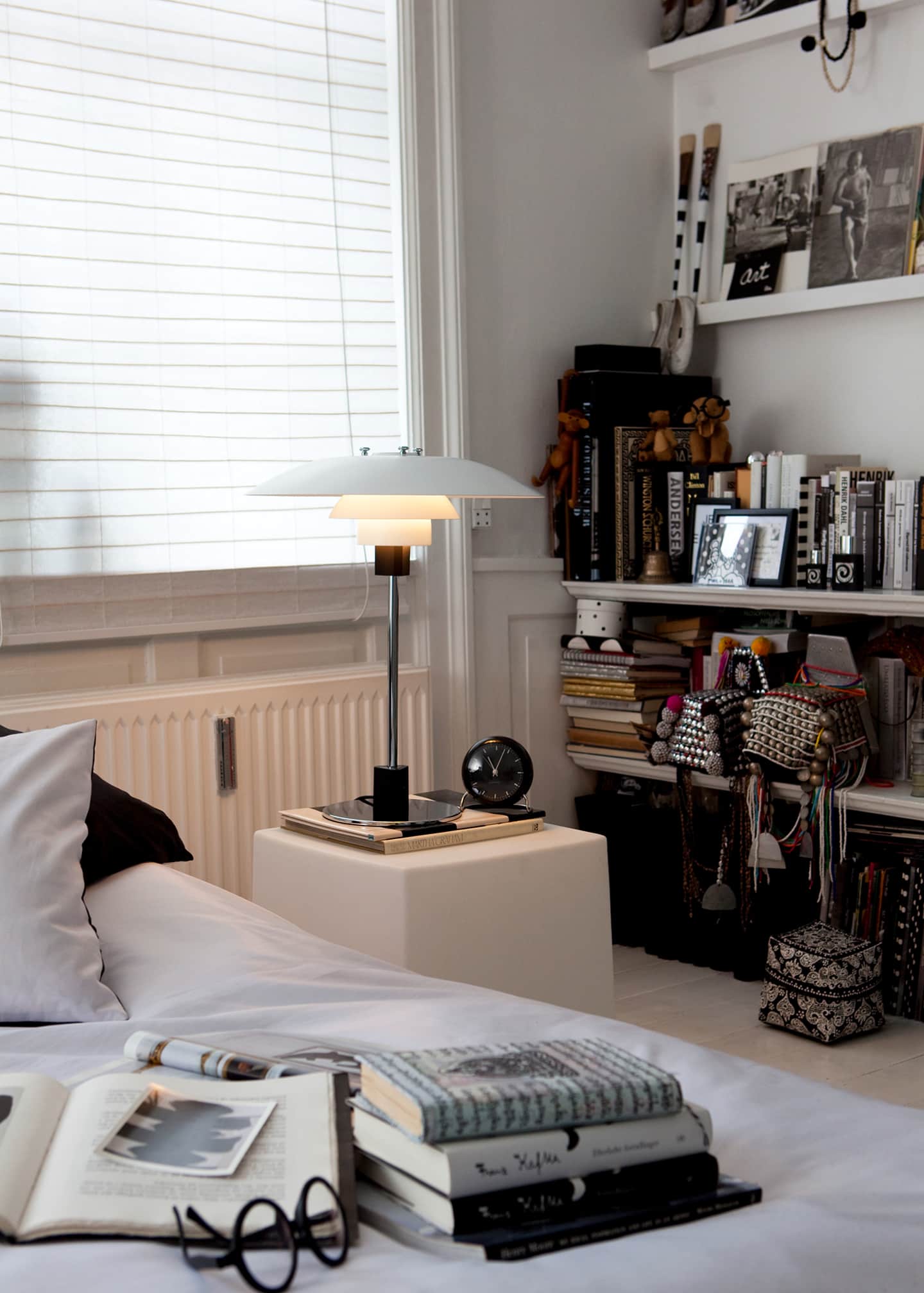 Louis Poulsen PH 4/3 White Glass Table Lamp Image 4 of 5