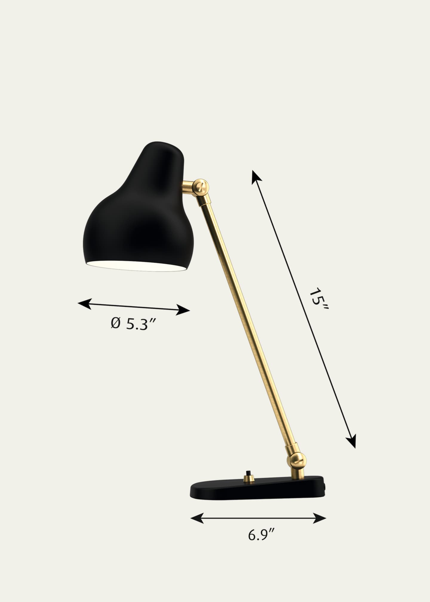 Louis Poulsen VL38 Table Lamp, 15" Image 2 of 5
