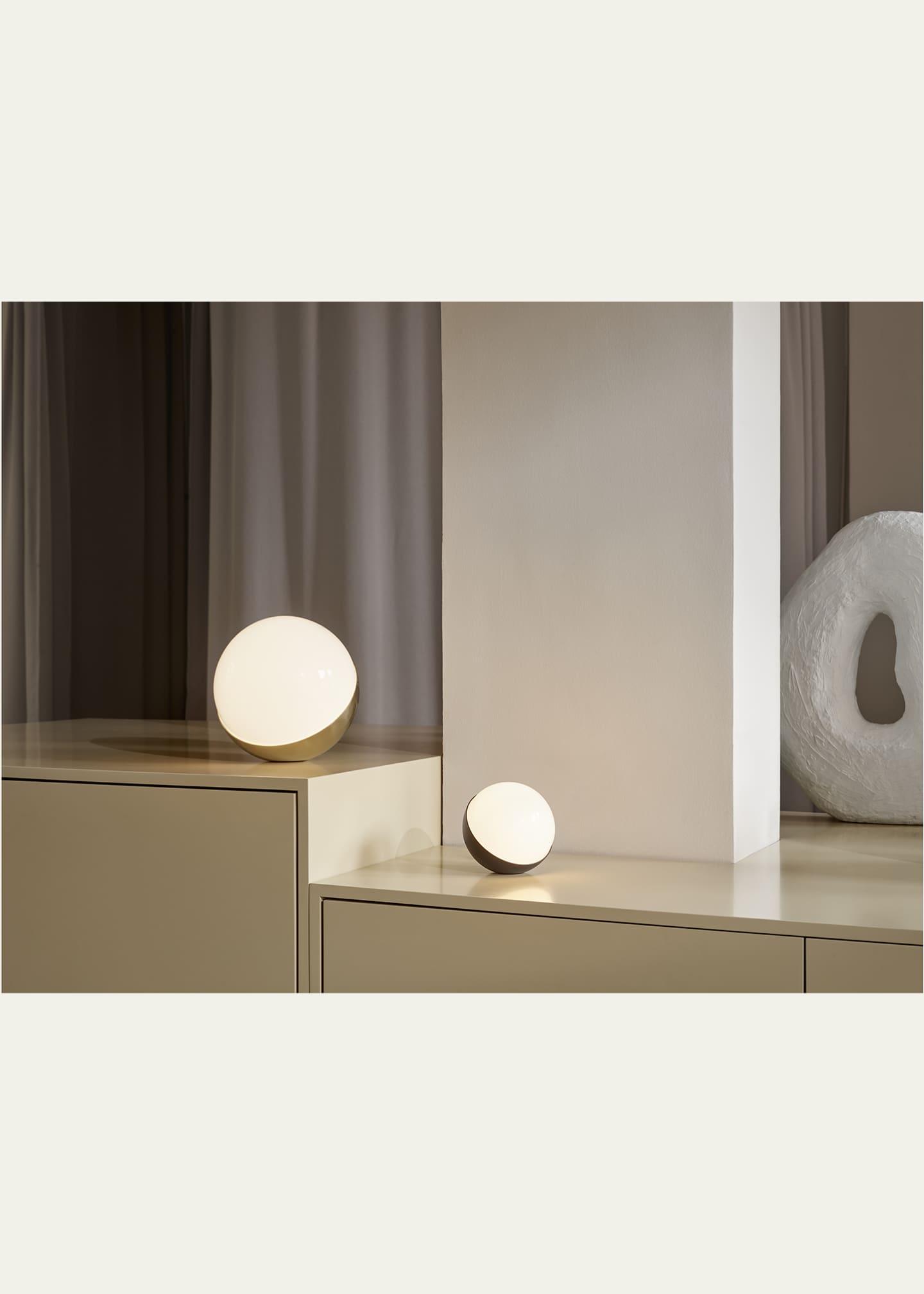 Louis Poulsen VL Studio Brass Table/Floor Lamp, 9.8" Round Image 3 of 4