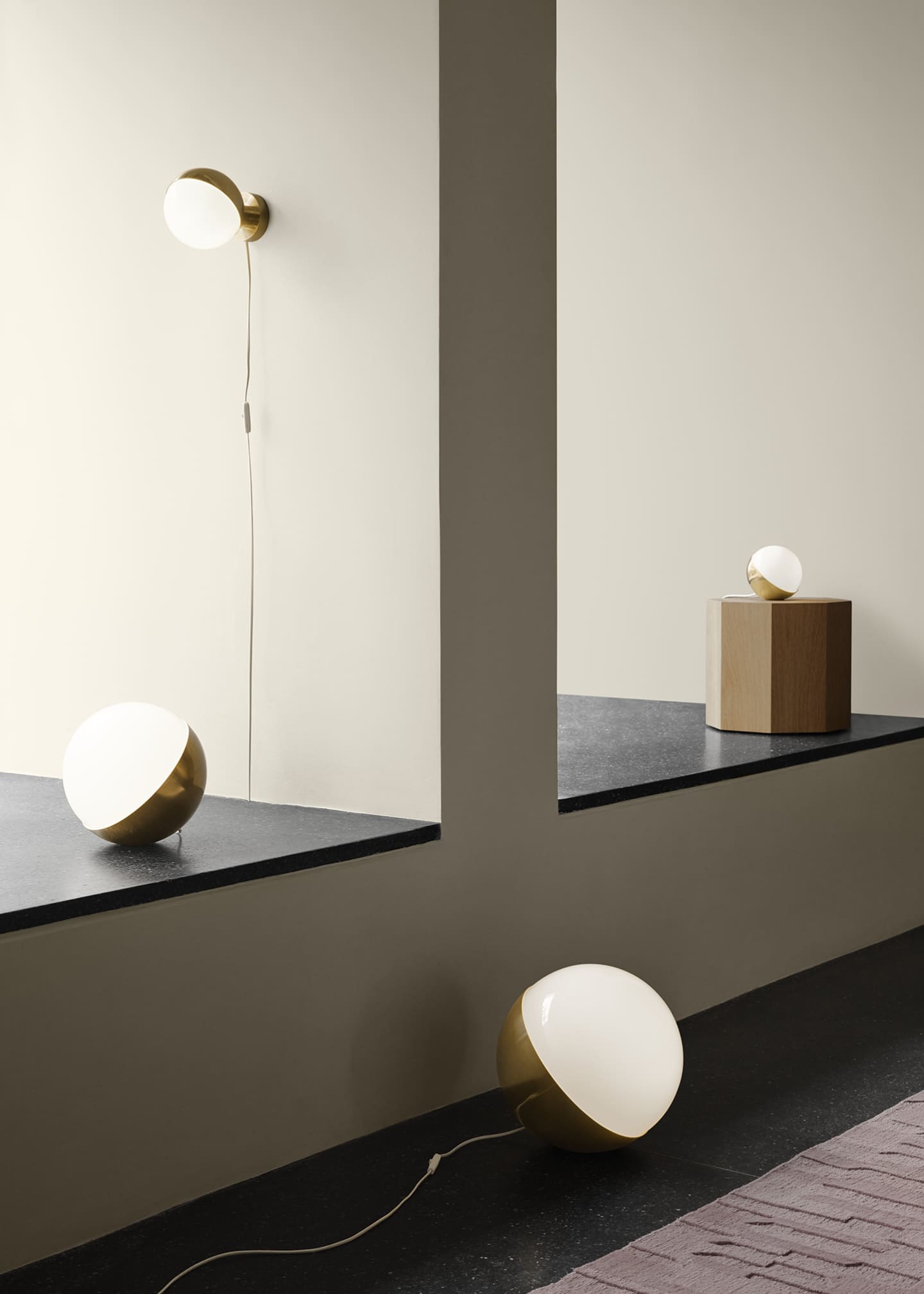 Louis Poulsen VL Studio Brass Table/Floor Lamp, 12.6" Round Image 3 of 5