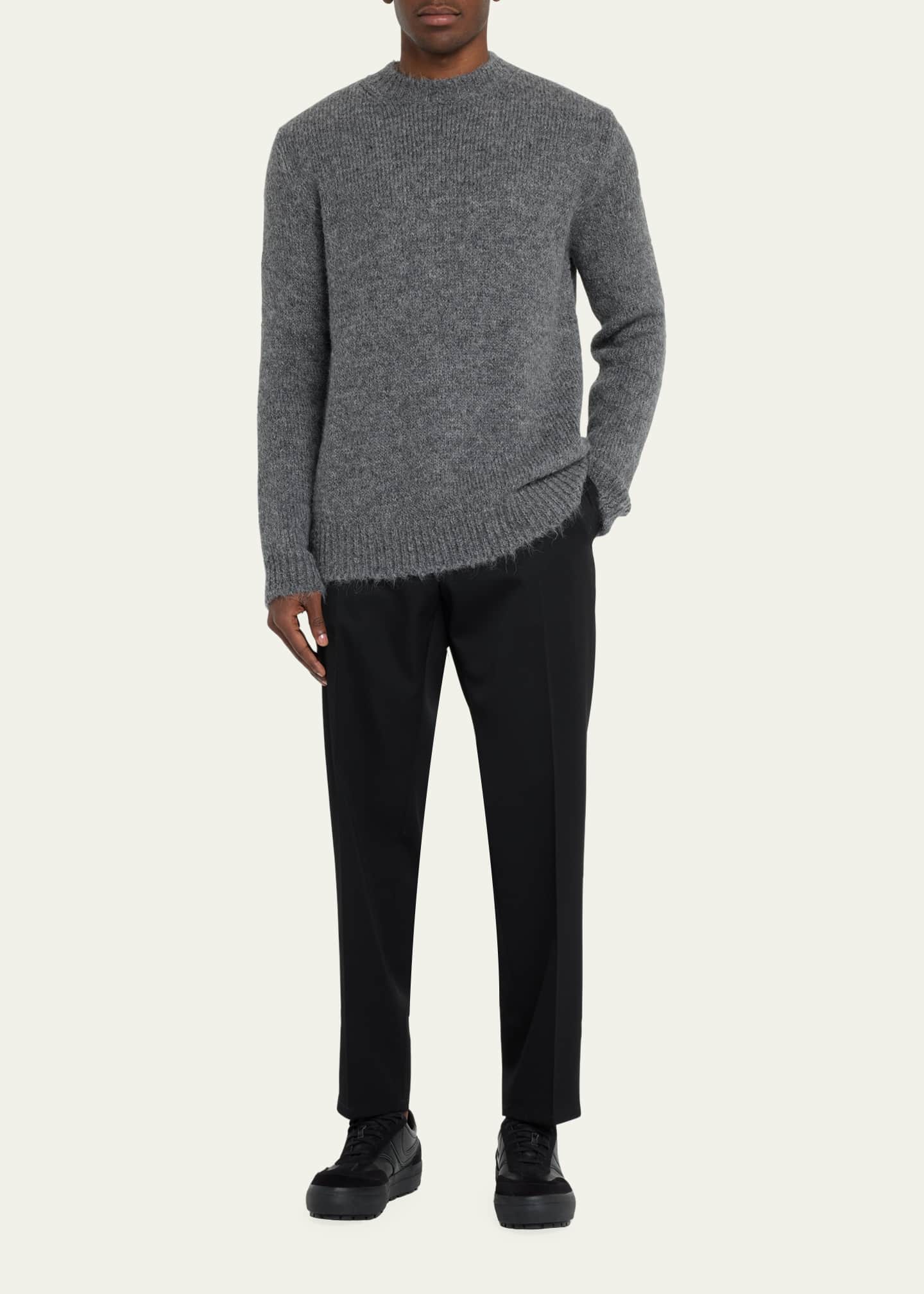 Jil Sander Men's Wool Slim-Straight Gabardine Pants - Bergdorf Goodman