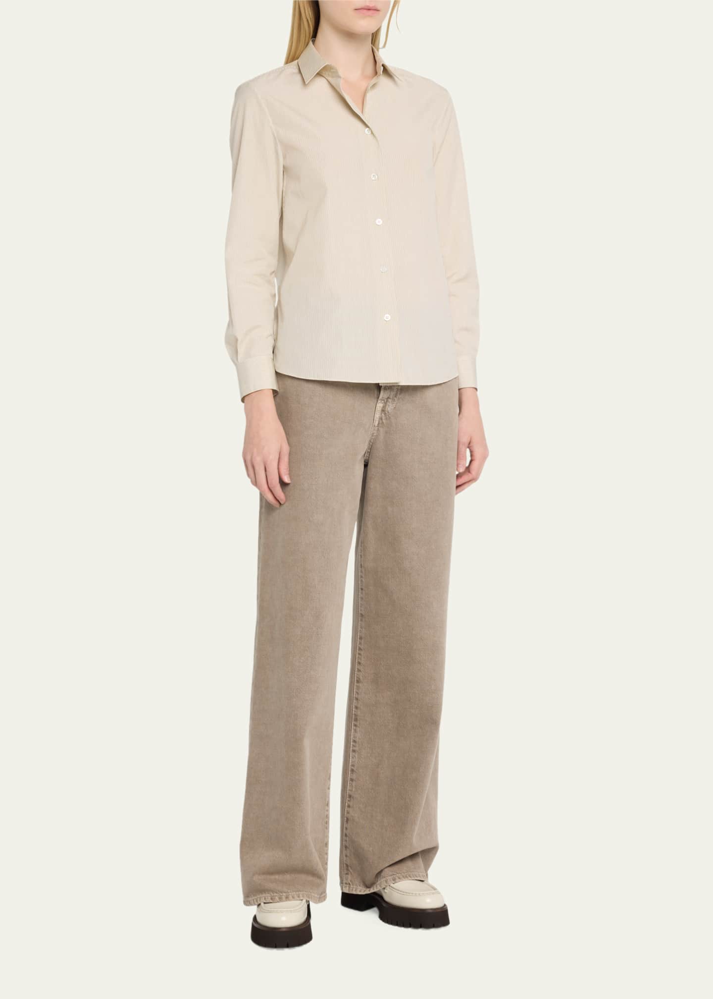 Gucci Sylke Leather Bit Loafers Image 3 of 5