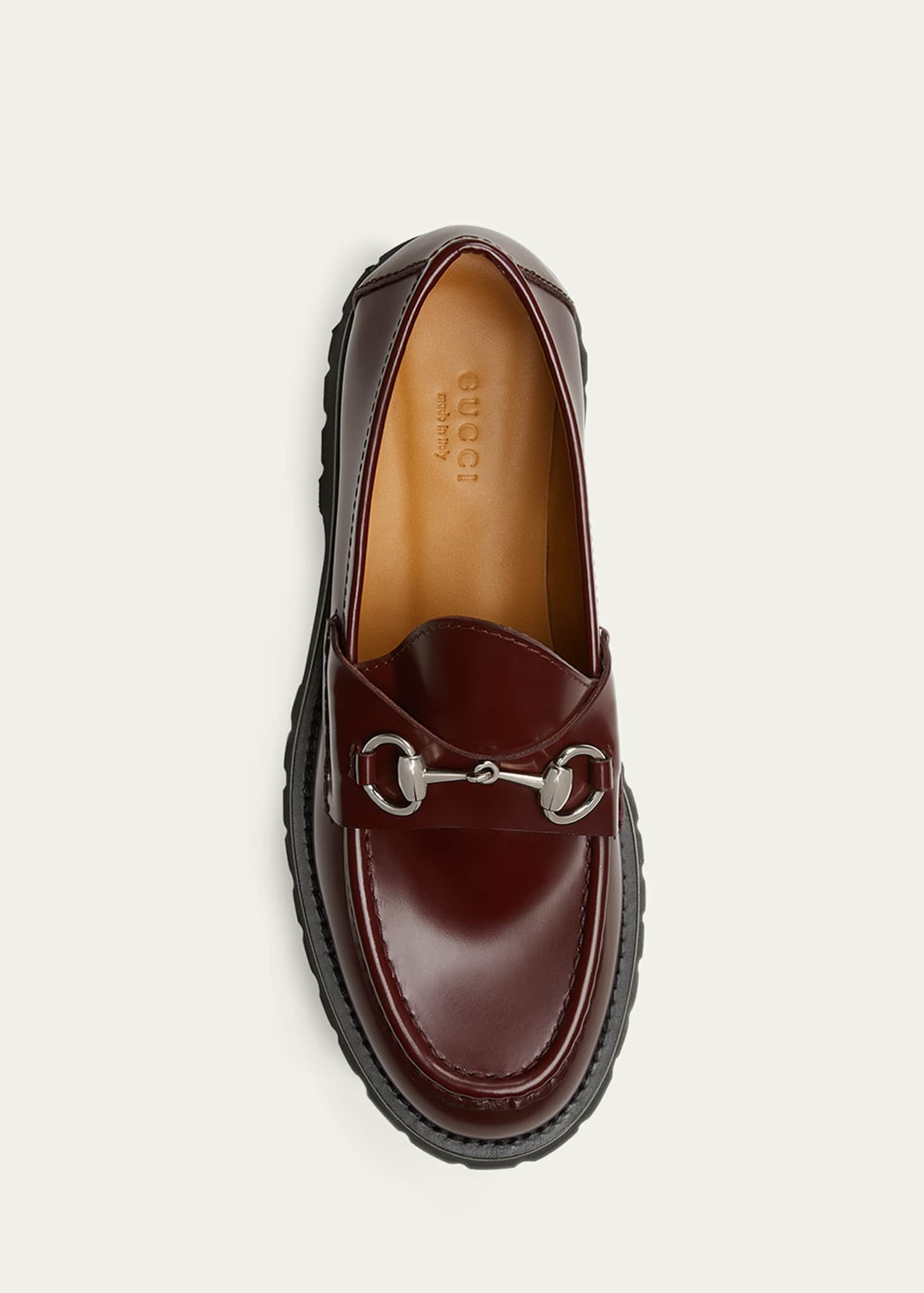 Gucci Sylke Leather Bit Loafers Image 5 of 5