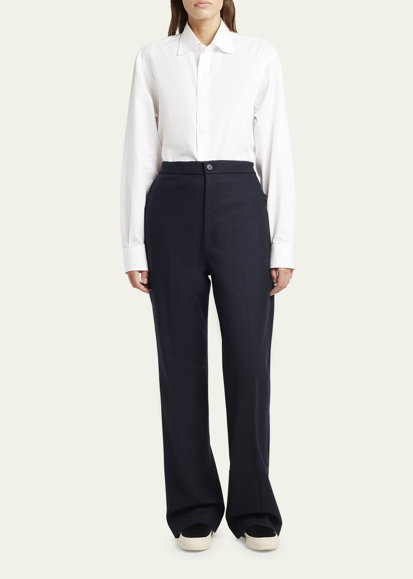 SETCHU Flannel Straight Leg Pants Image 2 of 5