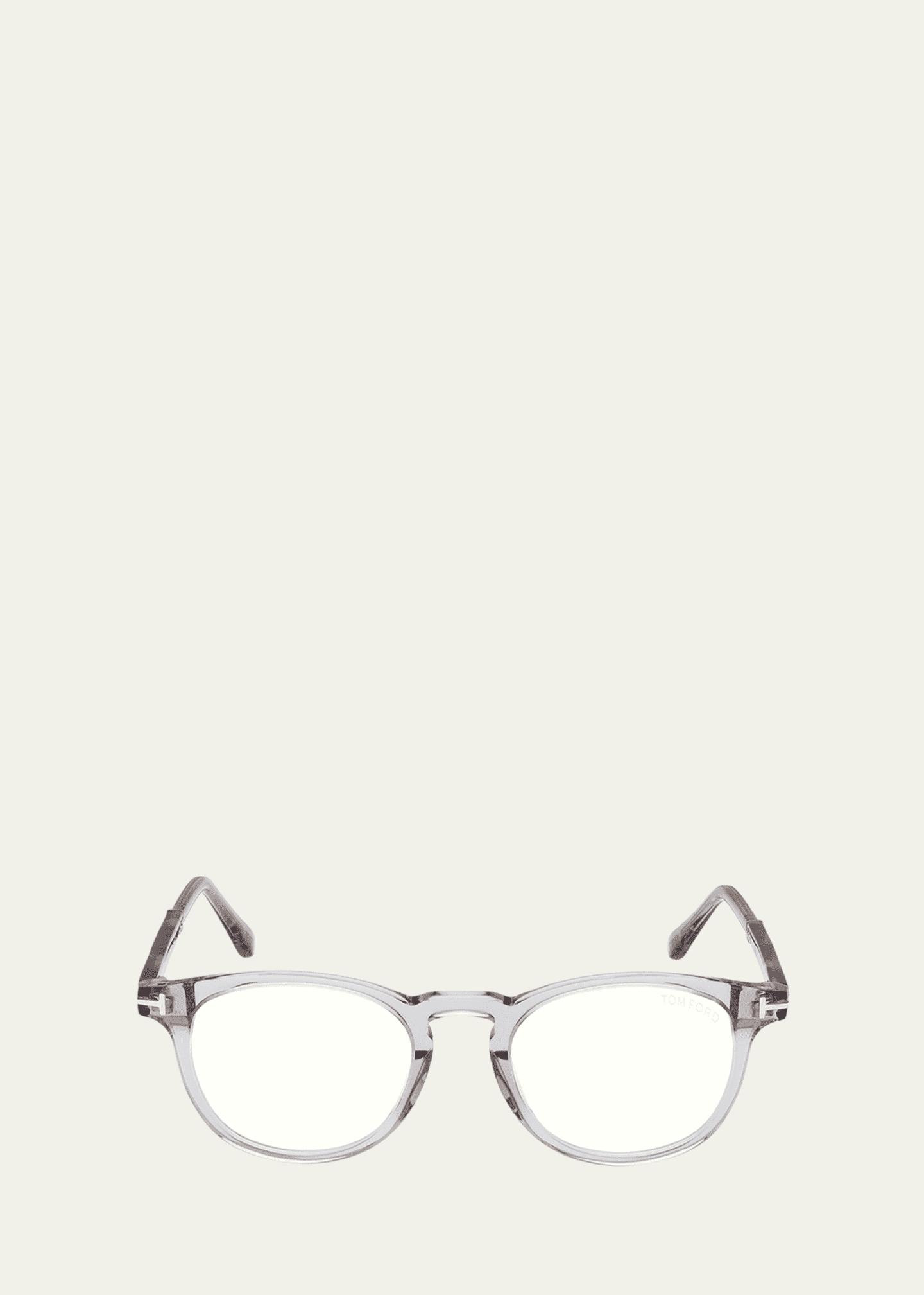 Tom Ford Men s Blue Light Blocking Acetate Round Optical Glasses