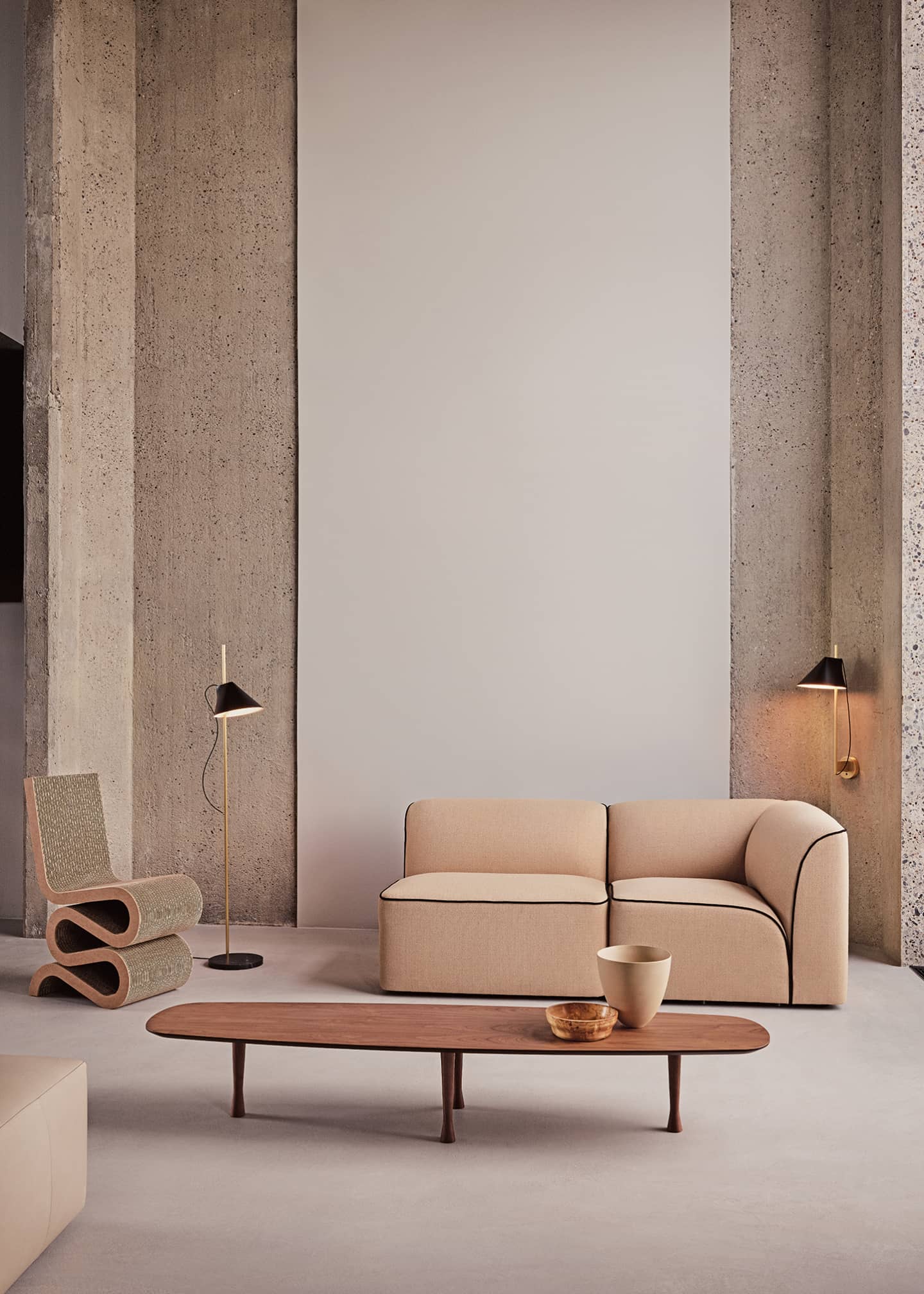 Louis Poulsen Yuh Brass Floor Lamp, 55" Image 4 of 4
