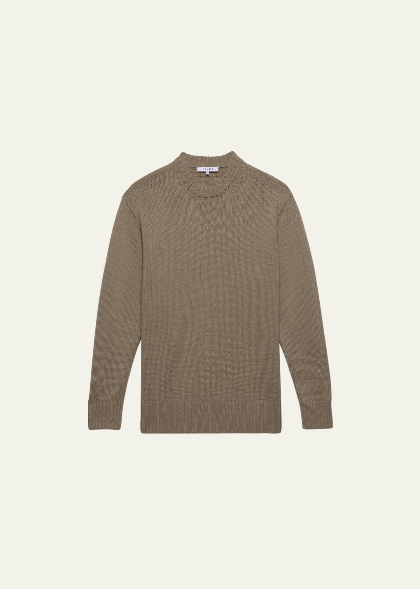 FRAME Oversized Cashmere Crewneck Sweater - Bergdorf Goodman