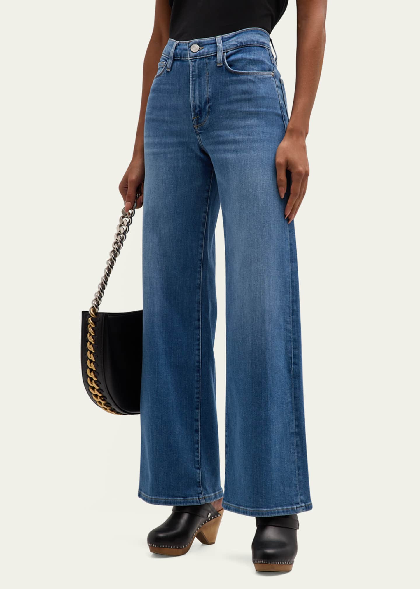 FRAME Le Slim Palazzo Jeans Image 4 of 5