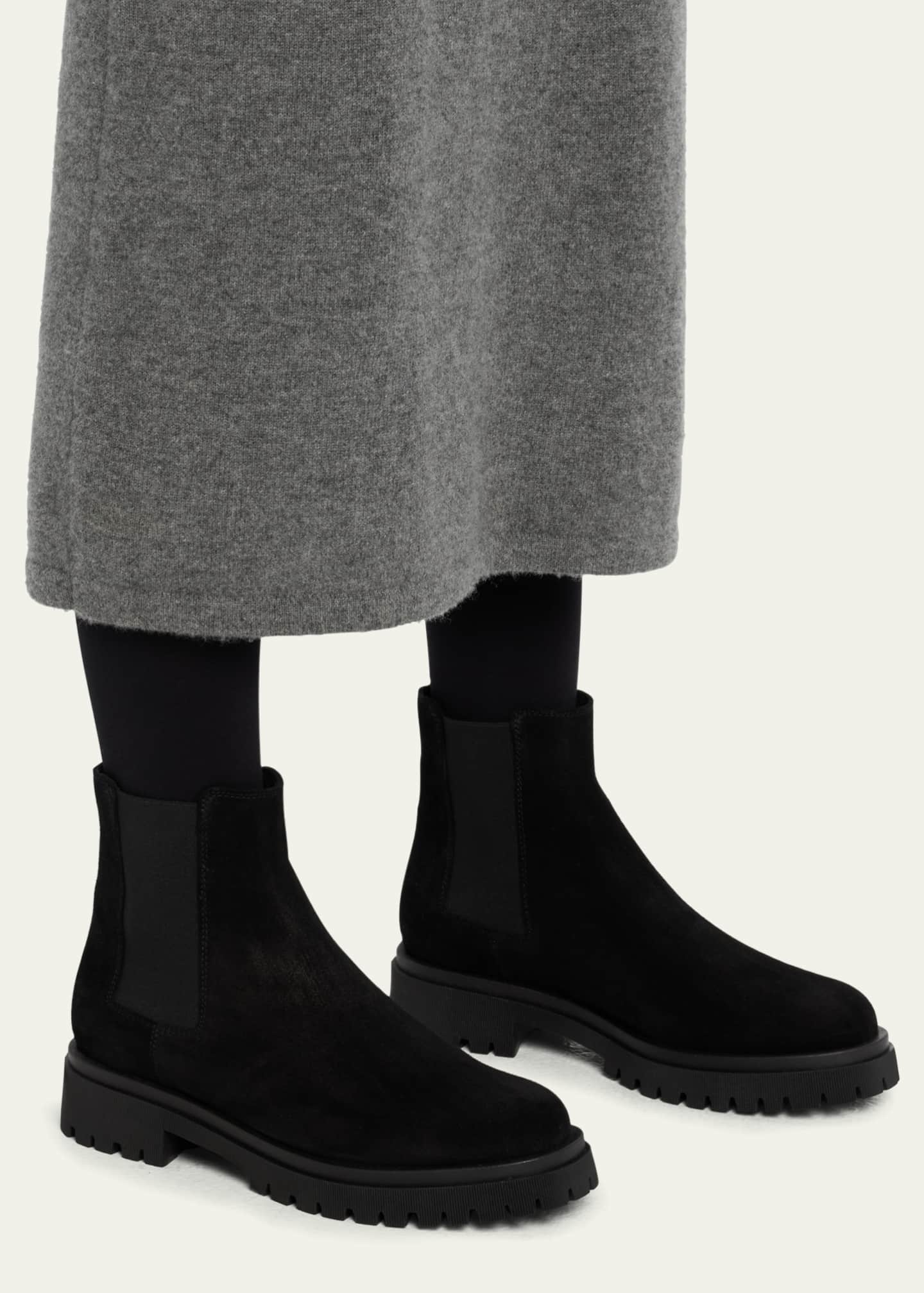 Aquatalia farica shop suede chelsea boots
