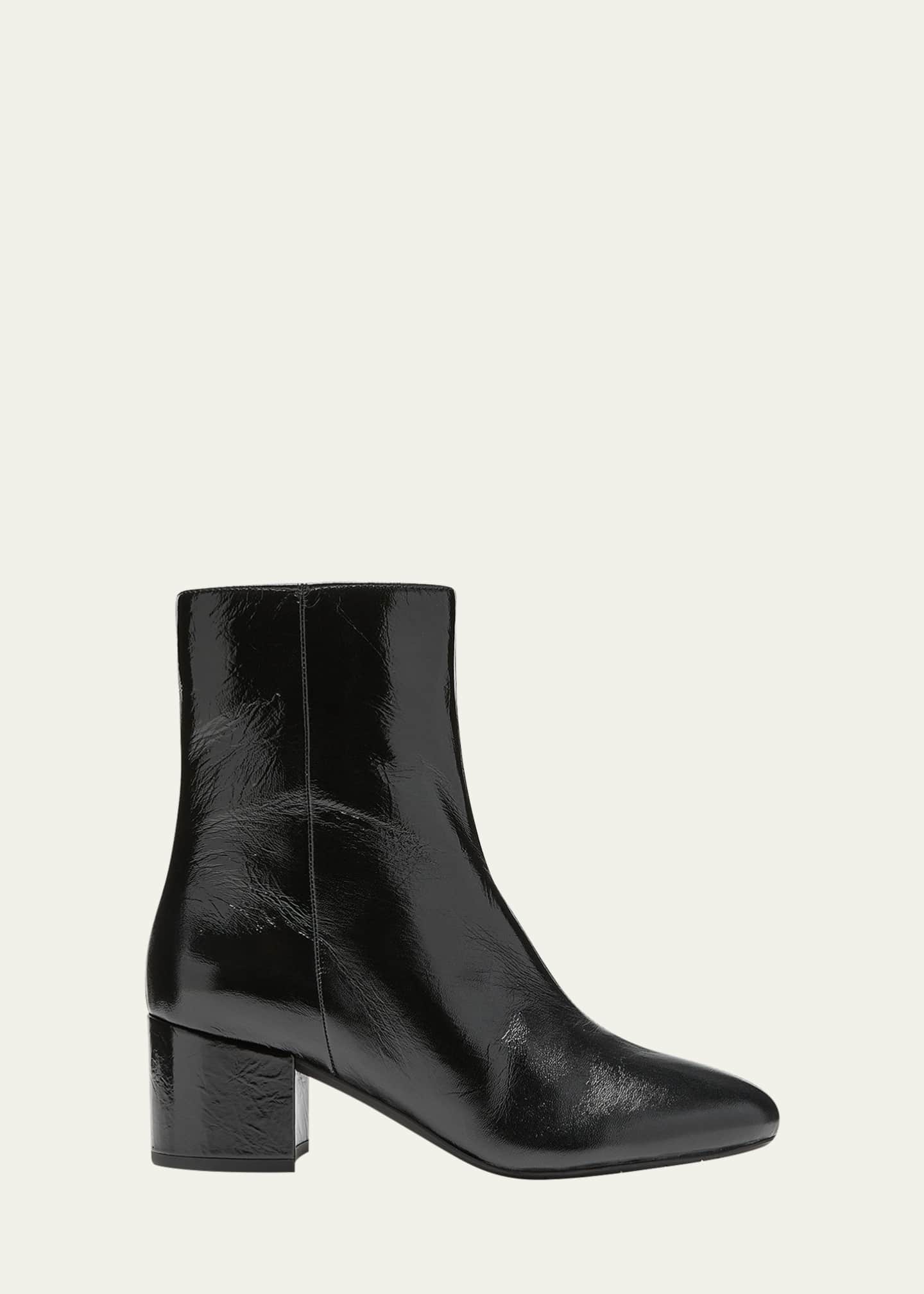 Aquatalia Leonora Leather Zip Ankle Boots - Bergdorf Goodman