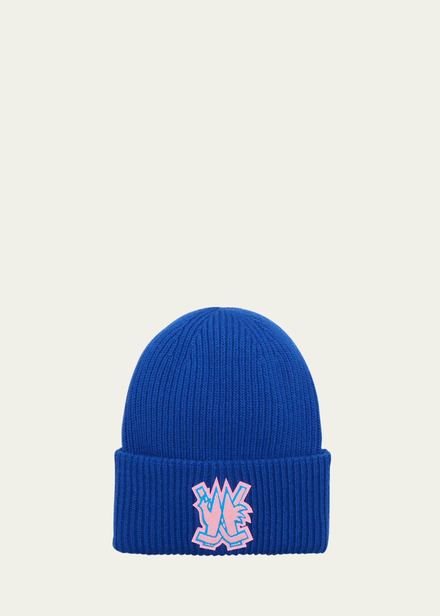 Moncler ribbed beanie hat shop