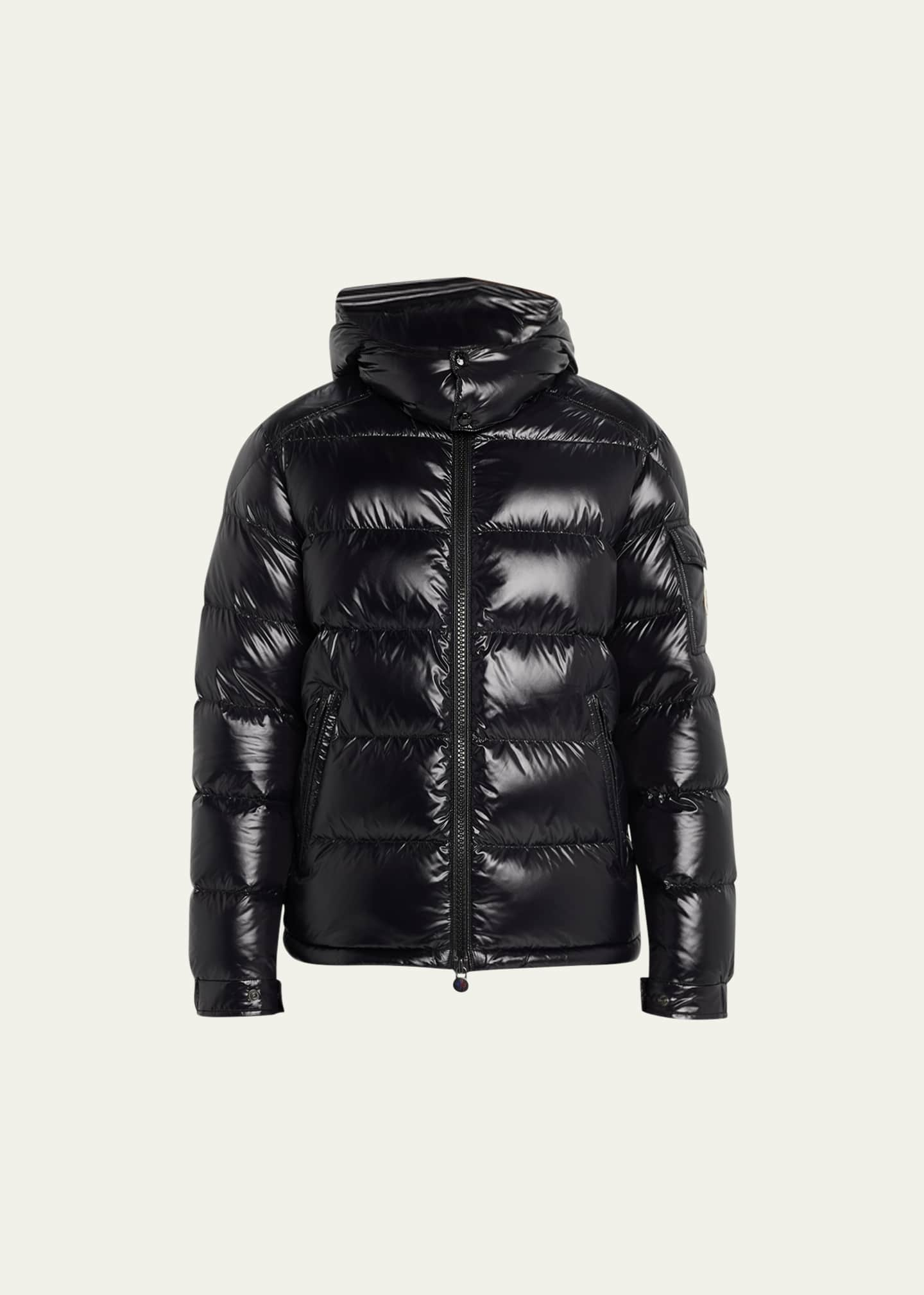 Moncler Men's Laque Nylon Puffer Jacket - Bergdorf Goodman